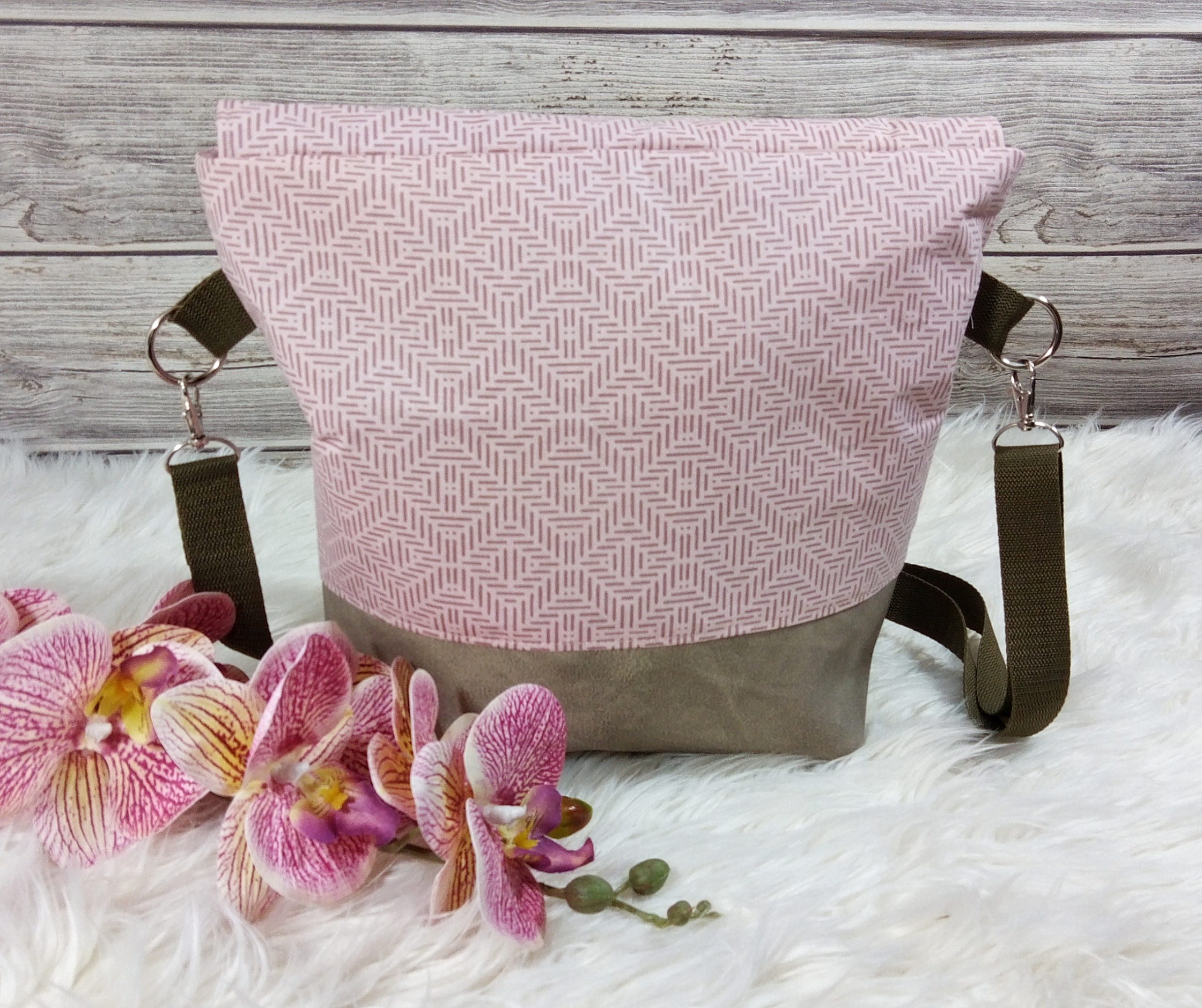 Tasche "Nela" Karos – Bild 4