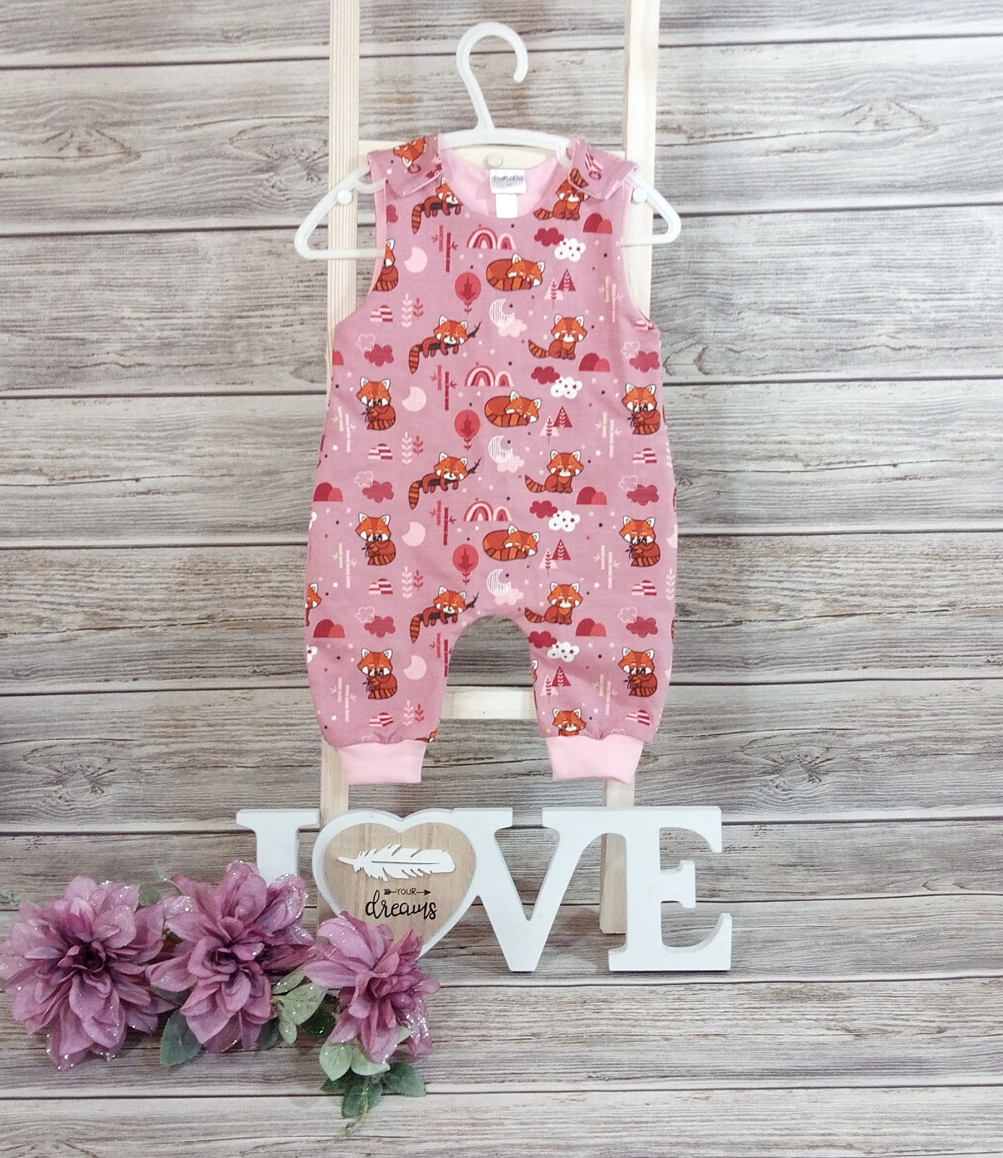 Strampler Waschbär Gr. 62 – Bild 3