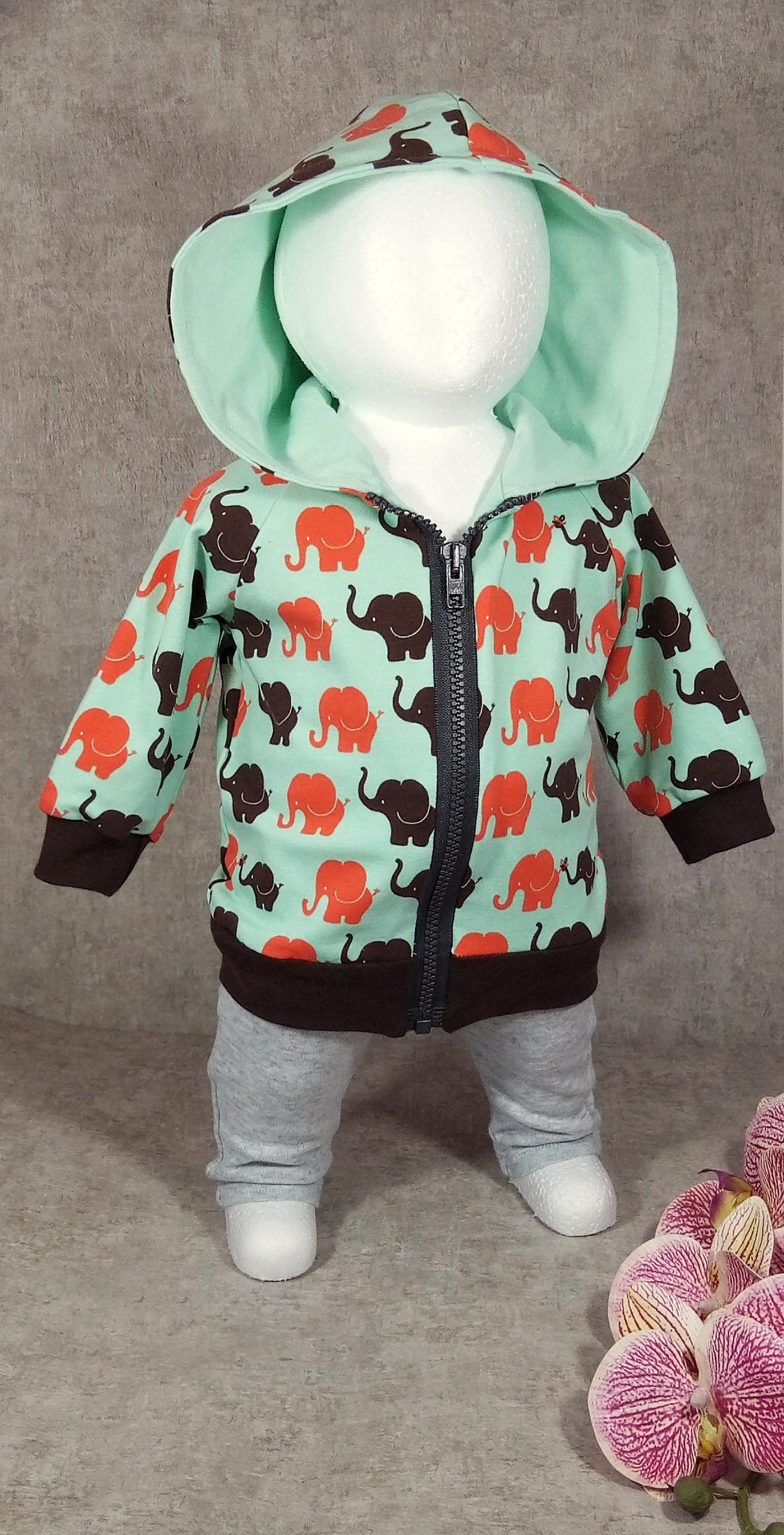 Jacke Elefanten 62/68 – Bild 3