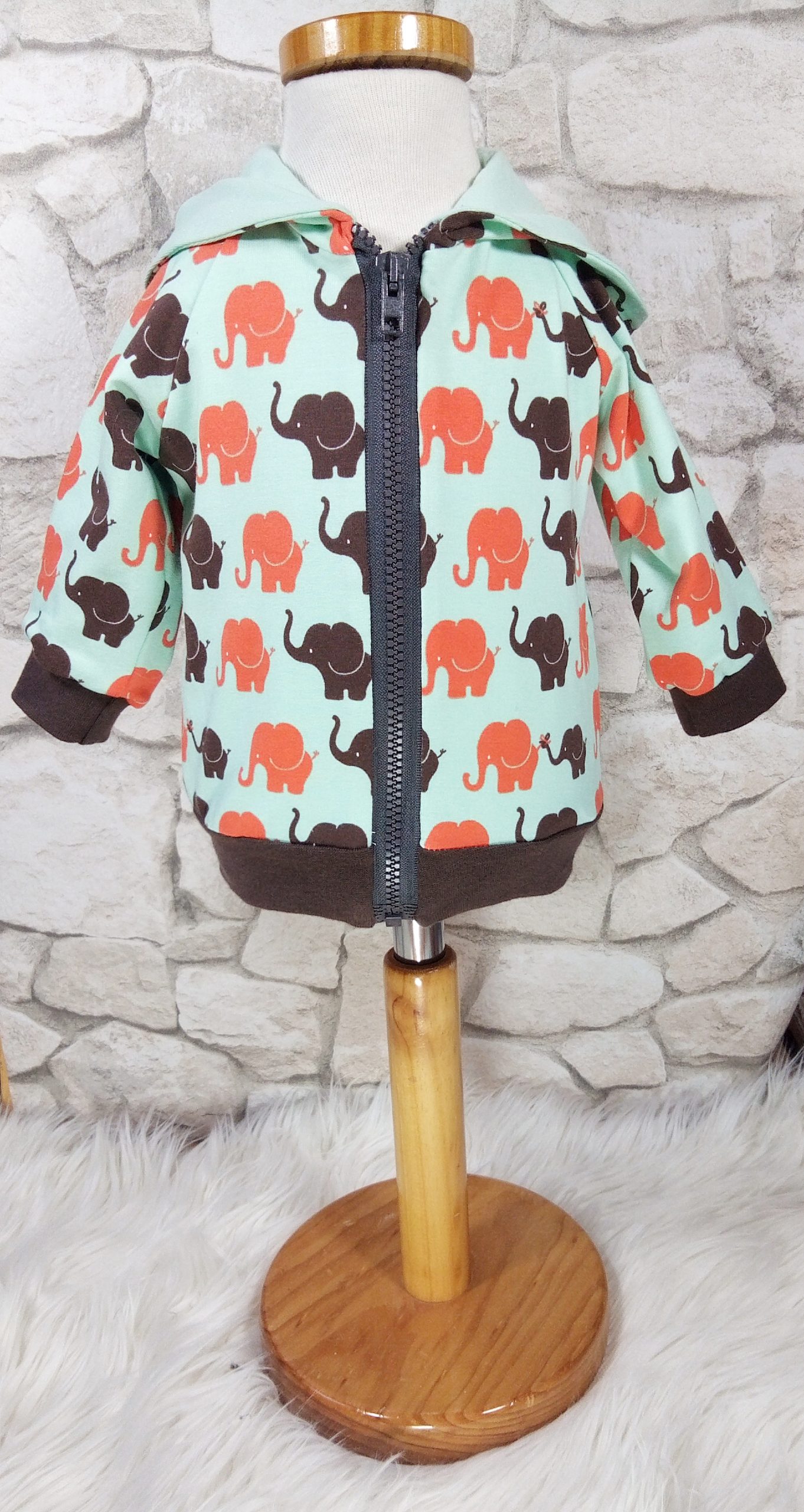 Jacke Elefanten 62/68 – Bild 2
