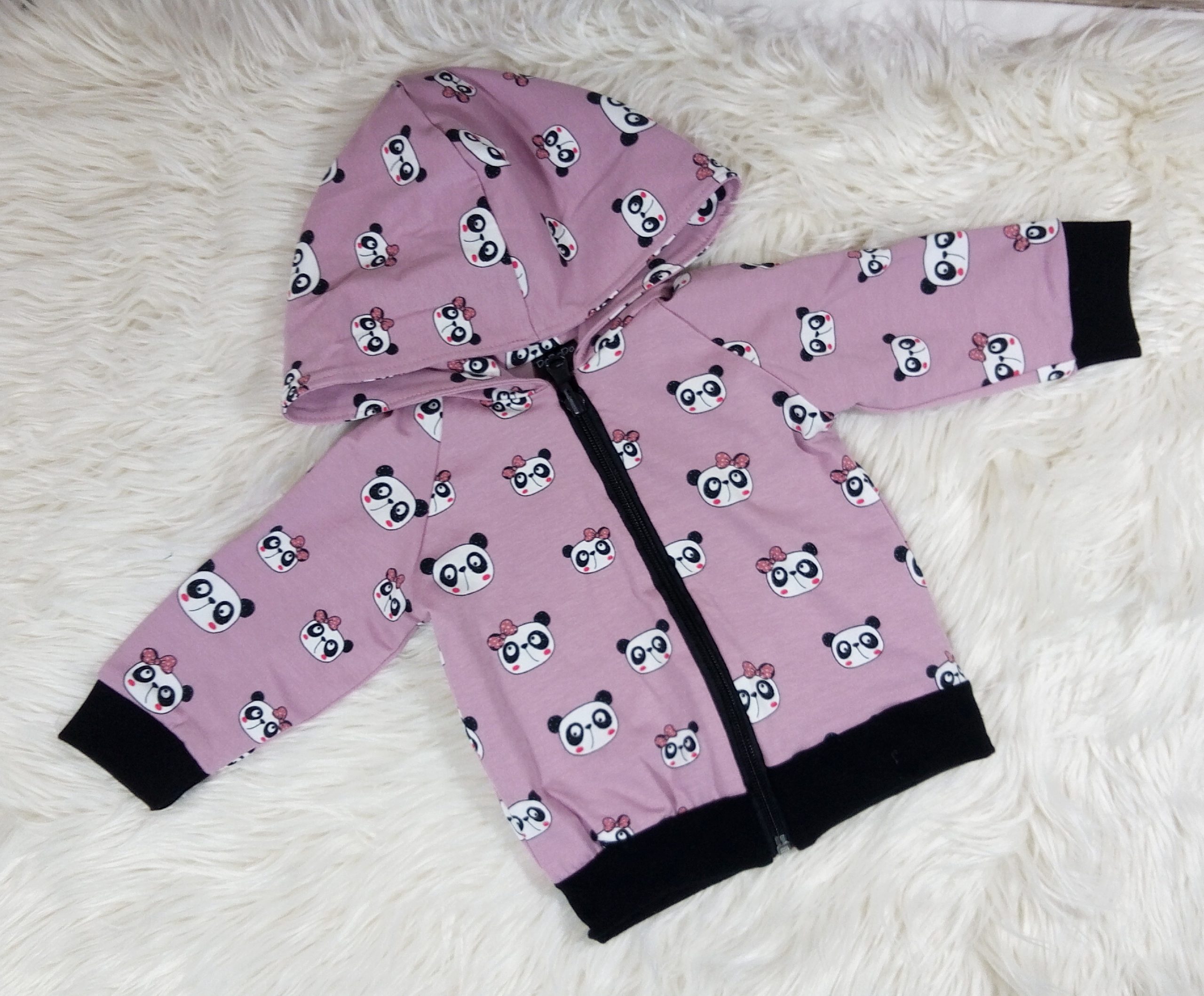 Jacke Pandabär 62/68 – Bild 2