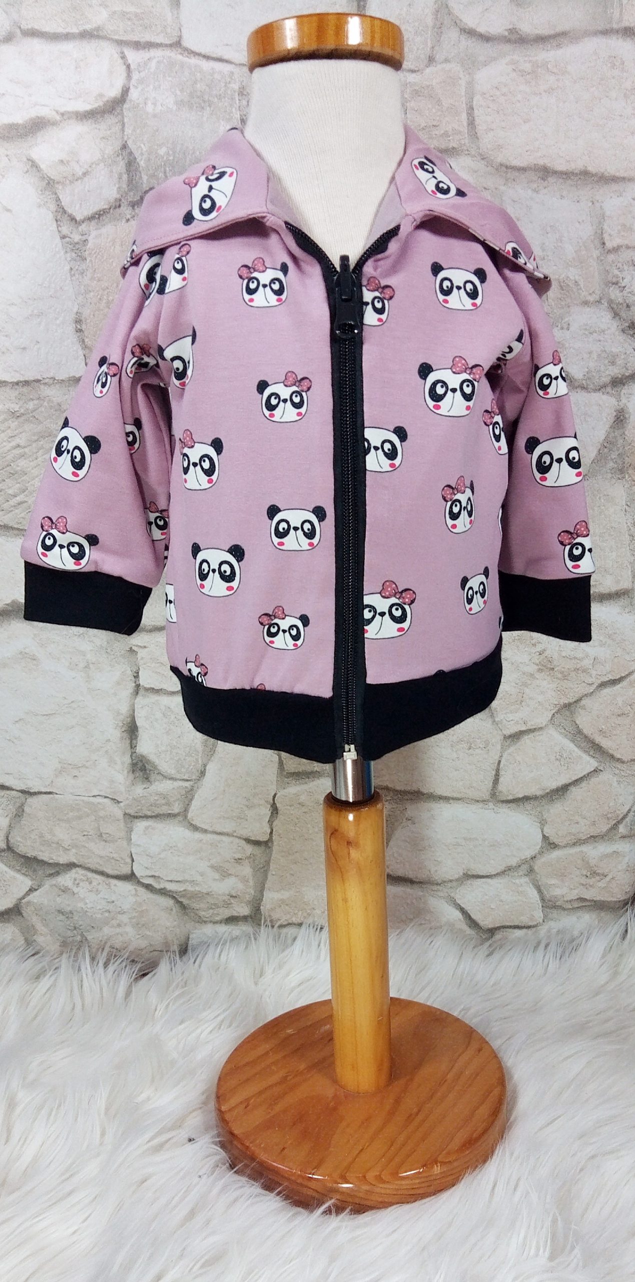 Jacke Pandabär 62/68 – Bild 3