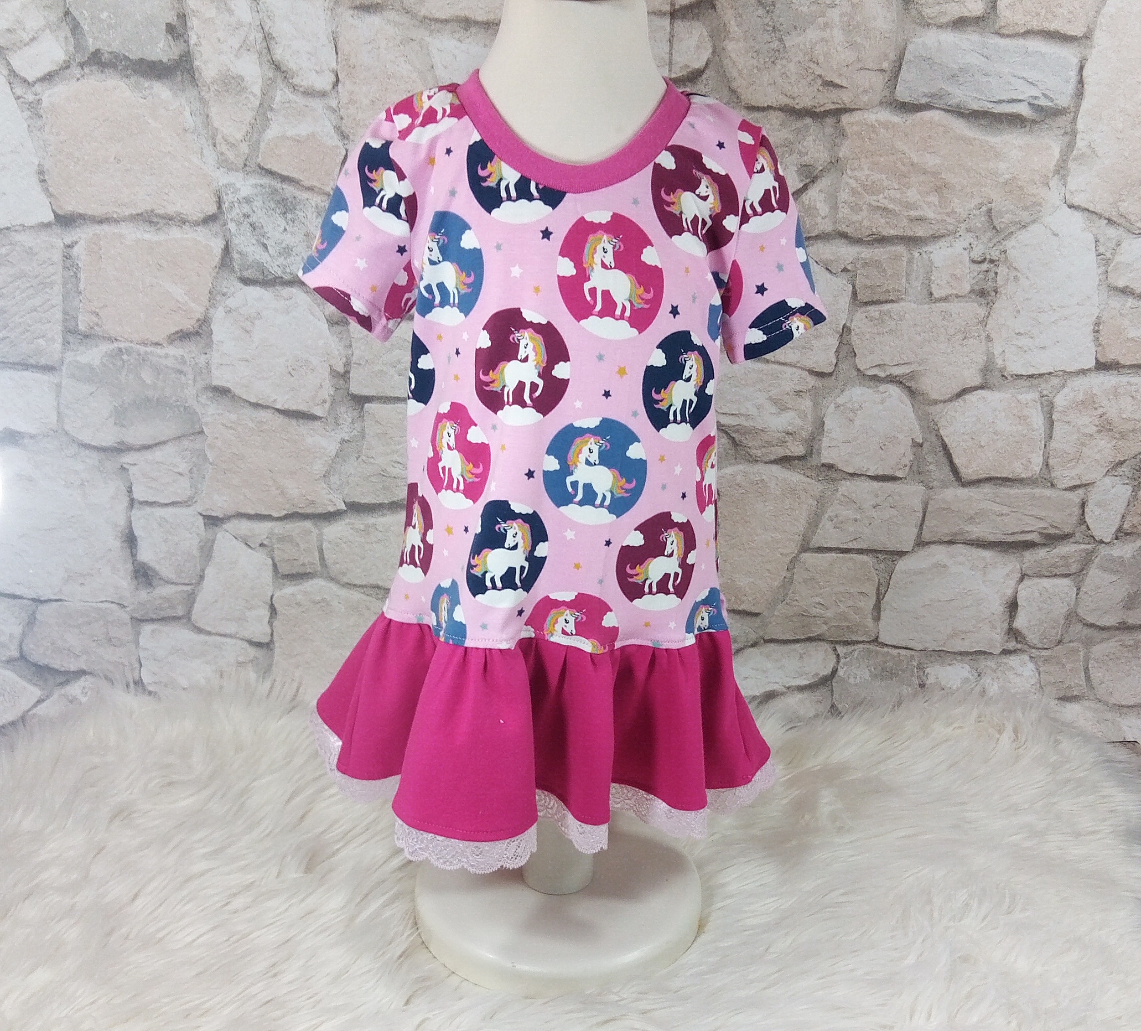 Kleid Einhörner Gr. 86 – Bild 2