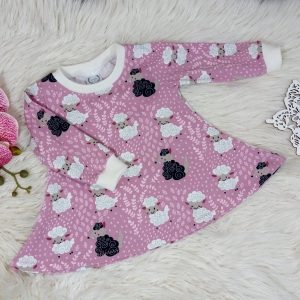 Kleid Schäfchen Gr. 68