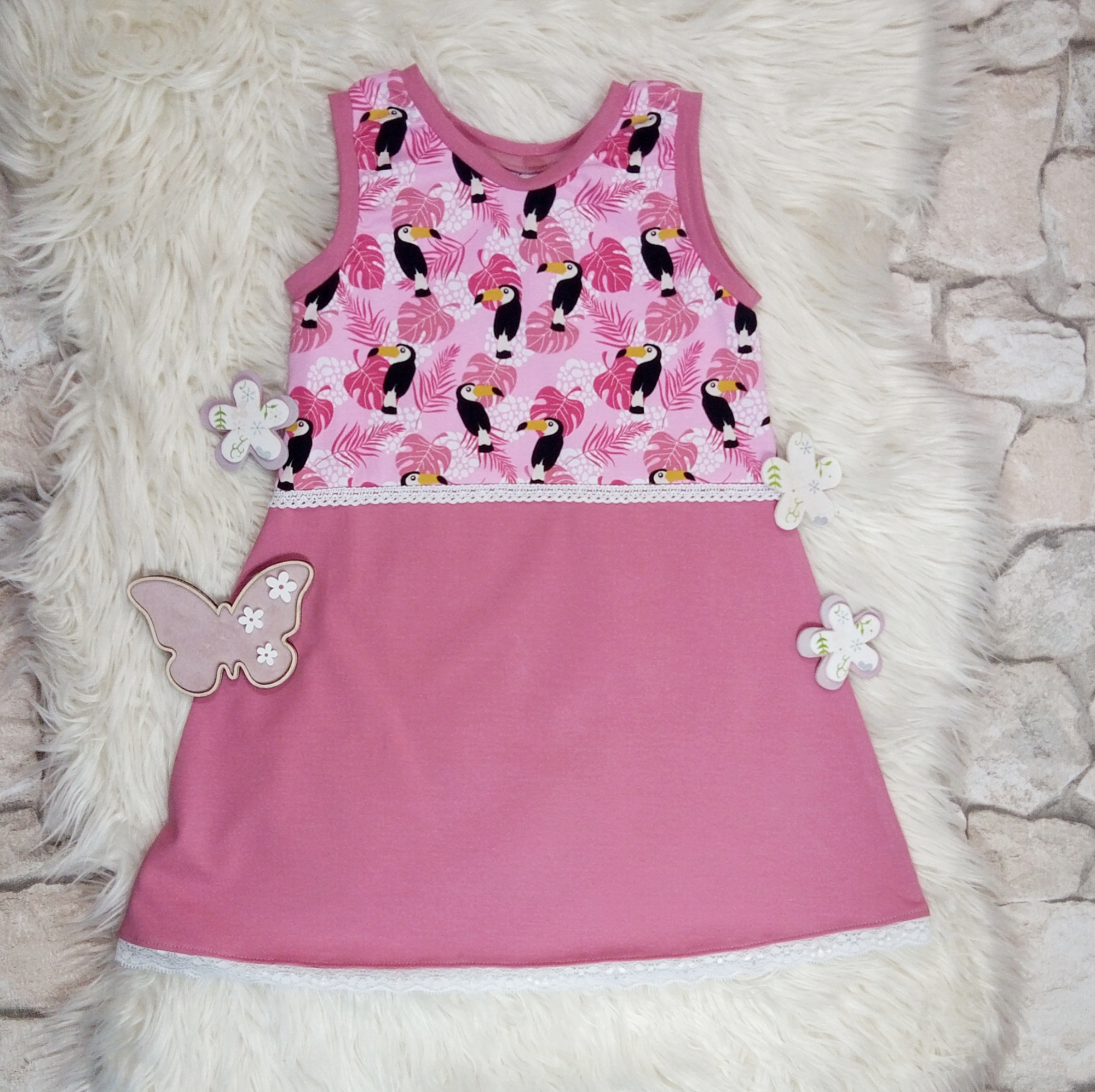 Kleid Tukan 98/104 – Bild 2