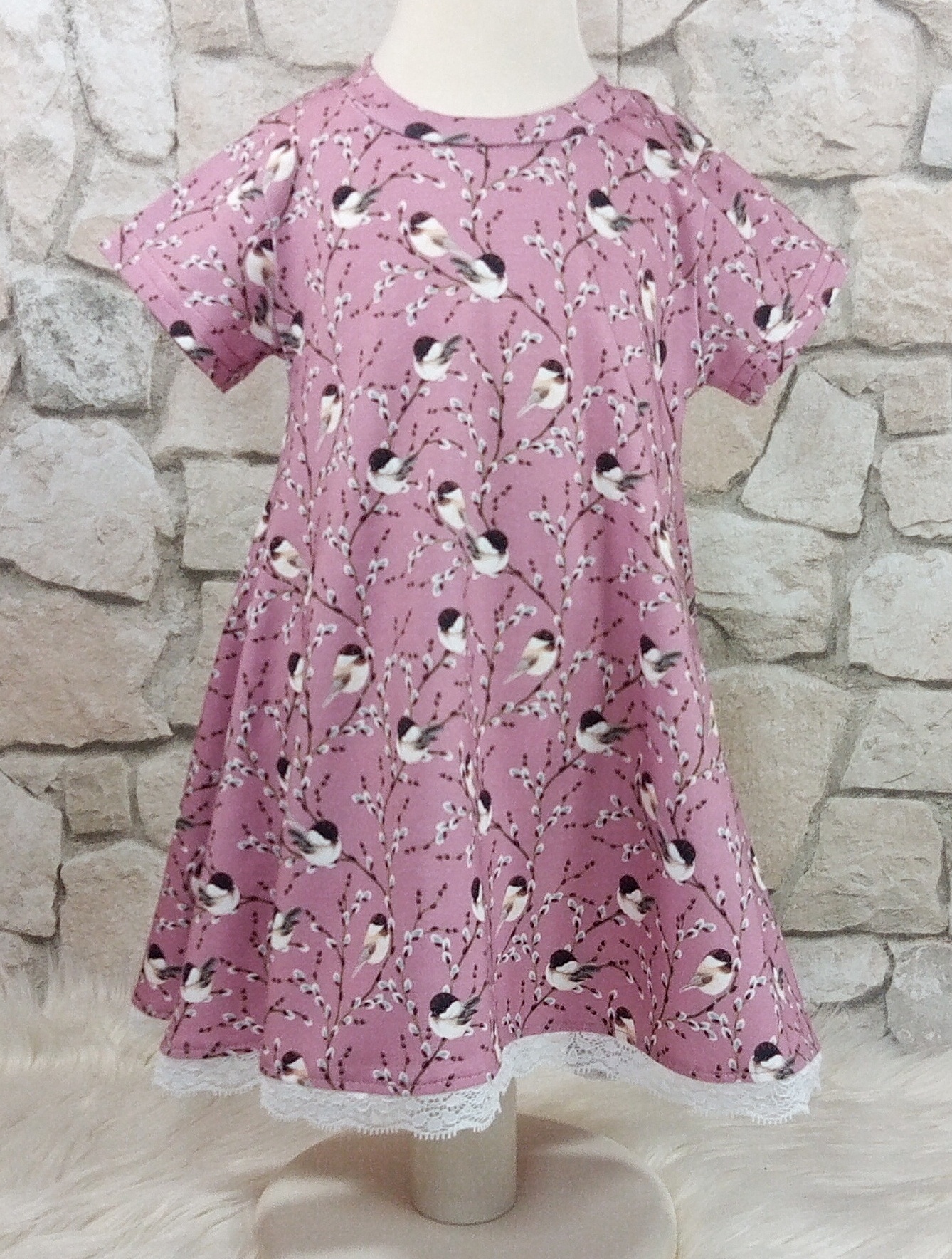 Kleid Rotkehlchen Gr. 86 – Bild 3