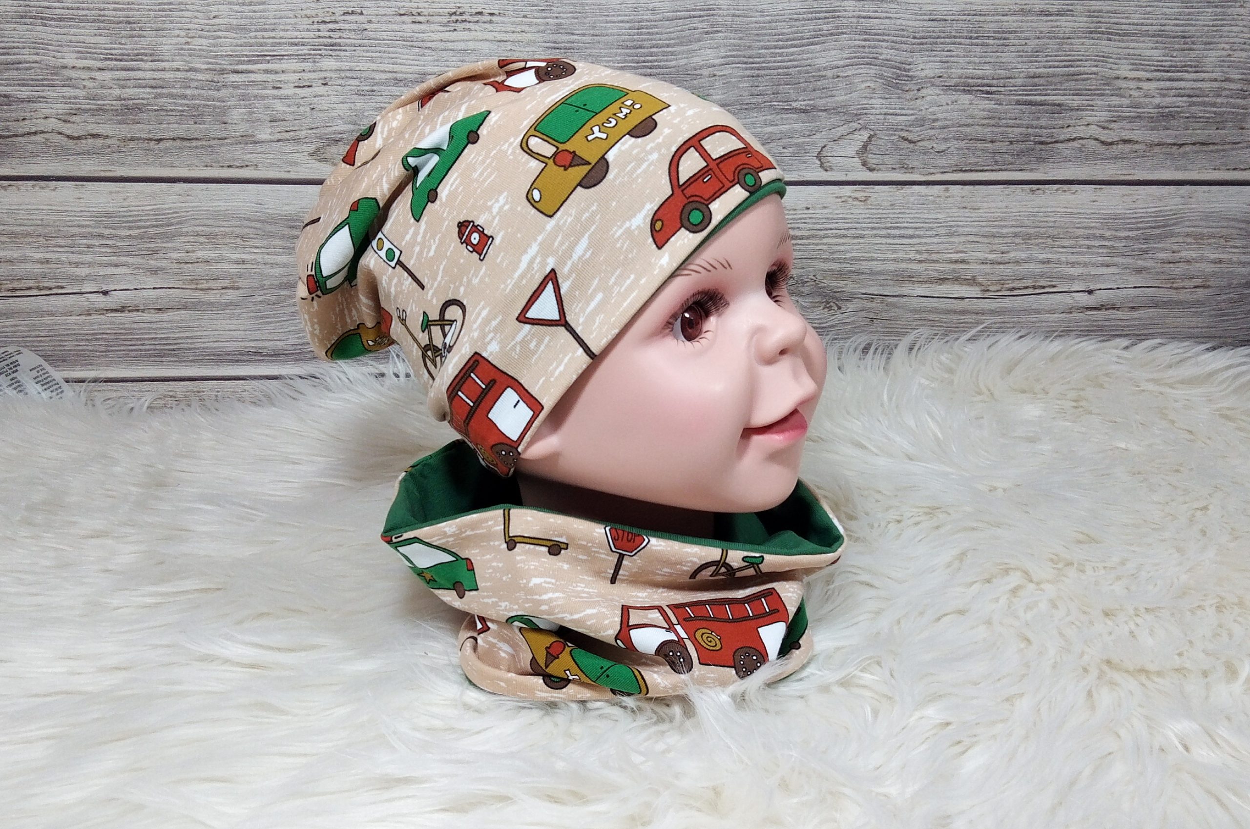 Beanie & Loop Autos KU 48-50 – Bild 4