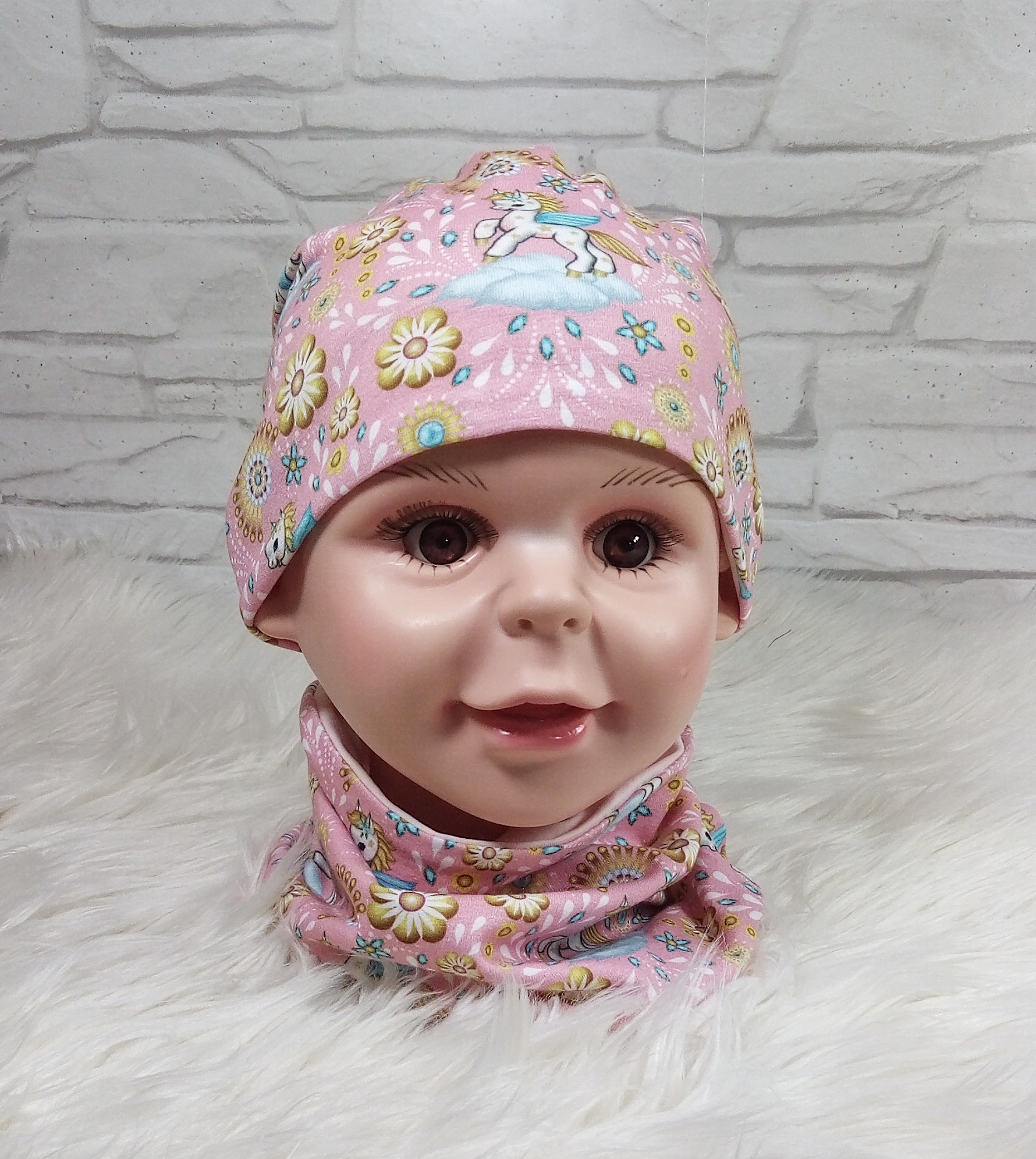 Beanie & Loop Einhorn KU 46-48 – Bild 3