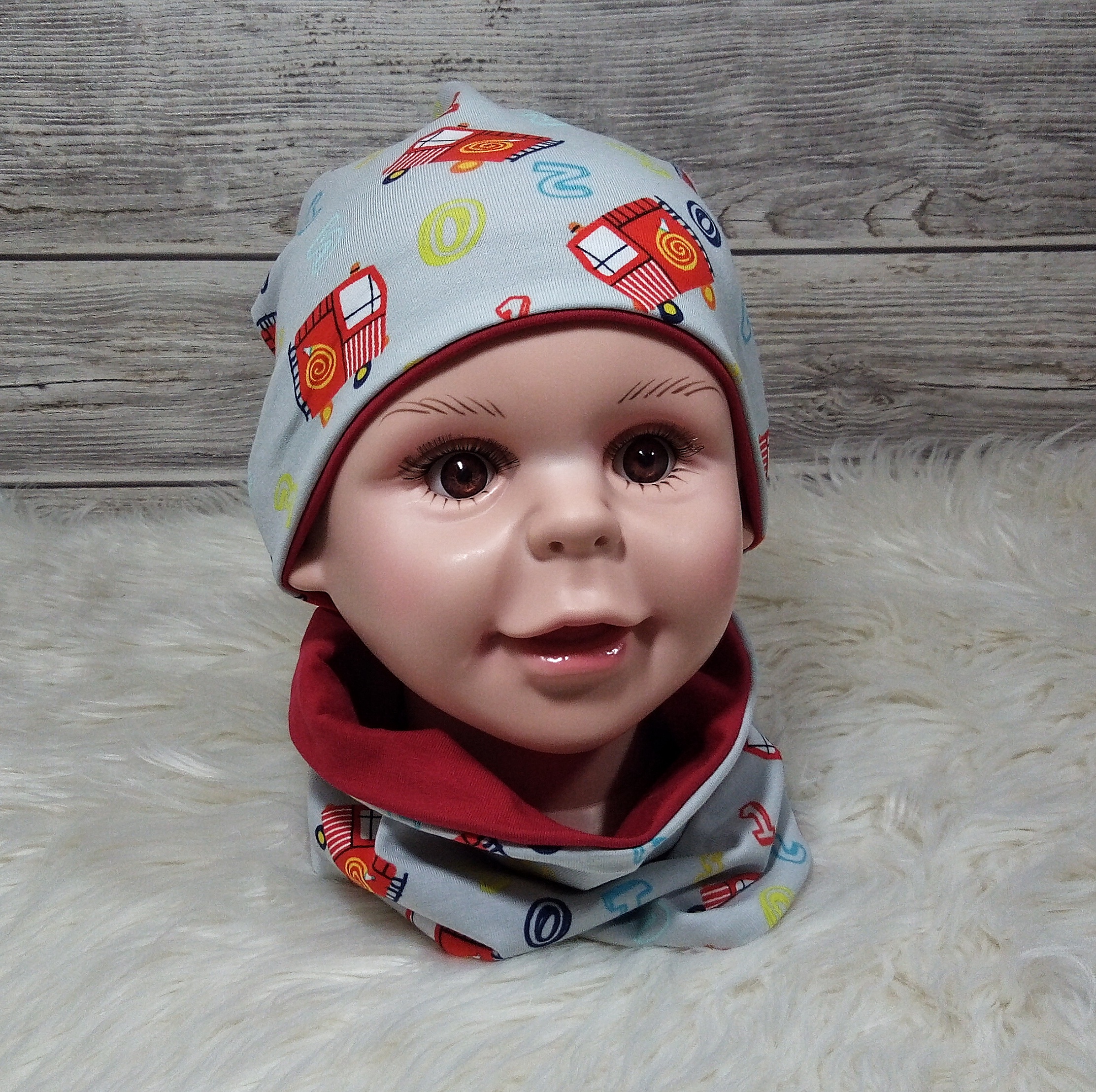 Beanie & Loop Feuerwehr KU 48-50 – Bild 3