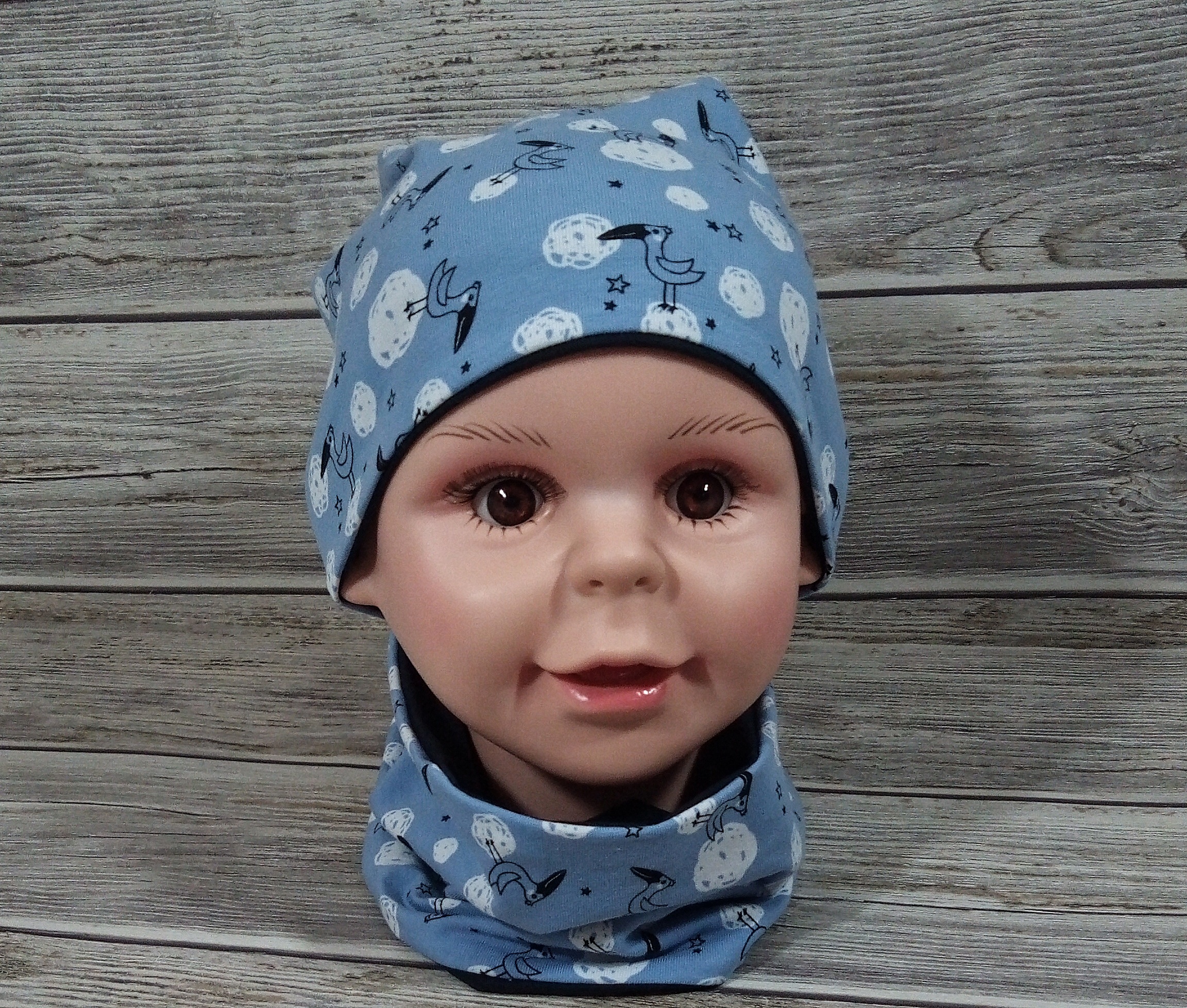 Beanie & Loop Möwen KU 46-48 – Bild 3