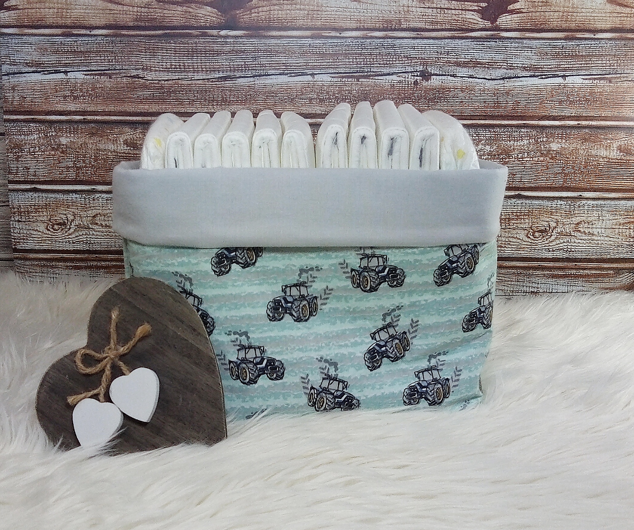 Stoffkörbchen Trucks