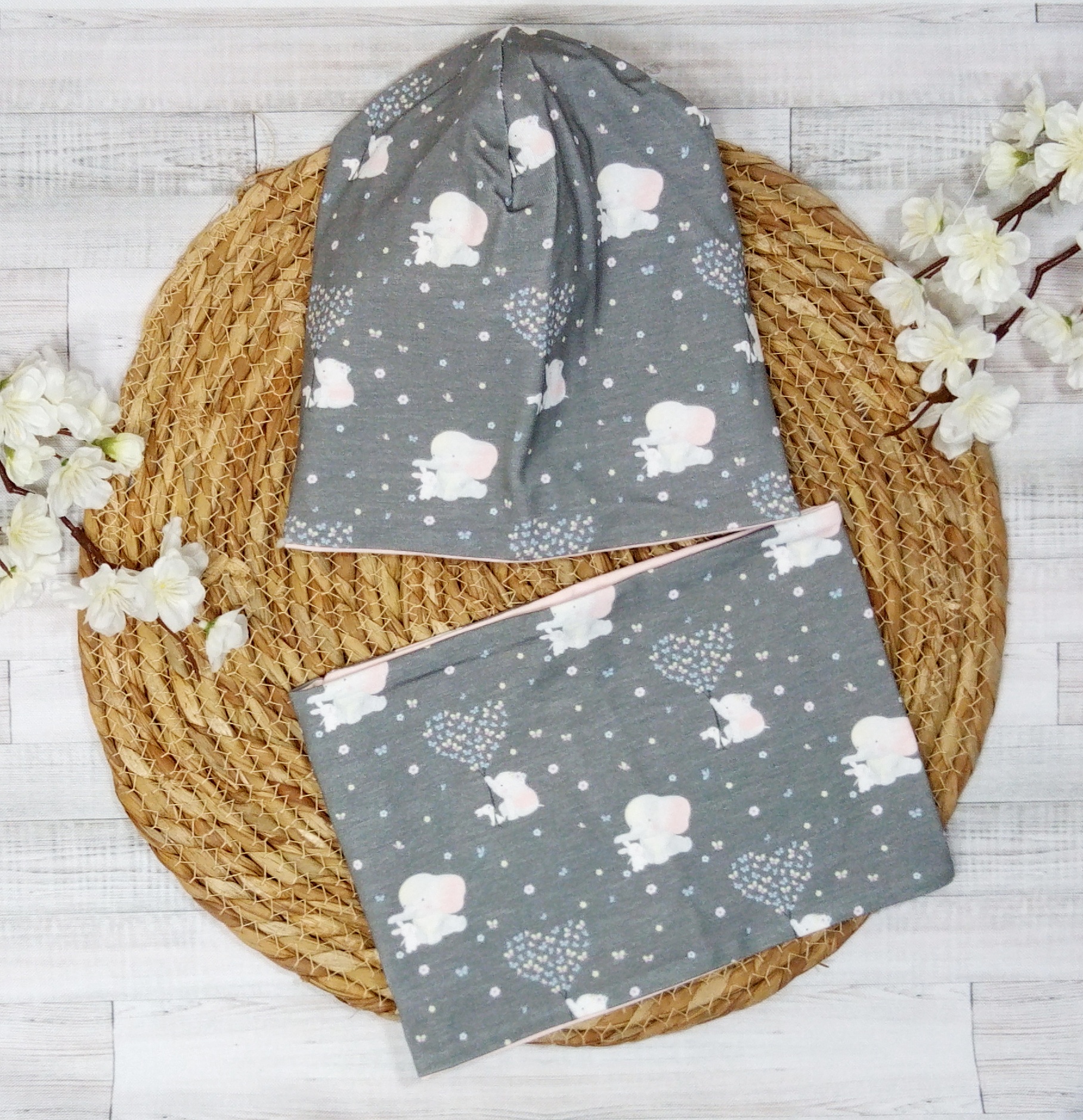 Beanie & Loop Elefanten KU 48-50