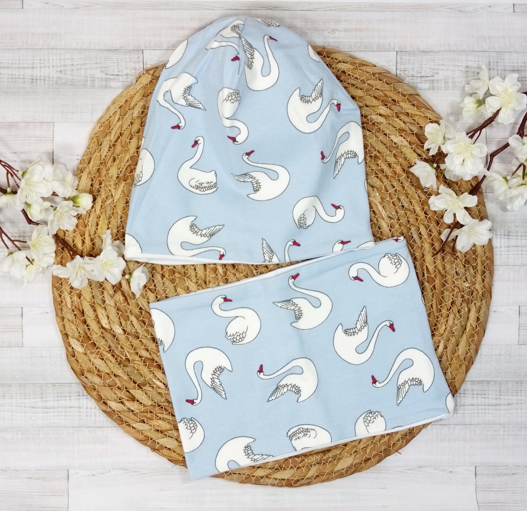 Beanie & Loop Schwan KU 46-48