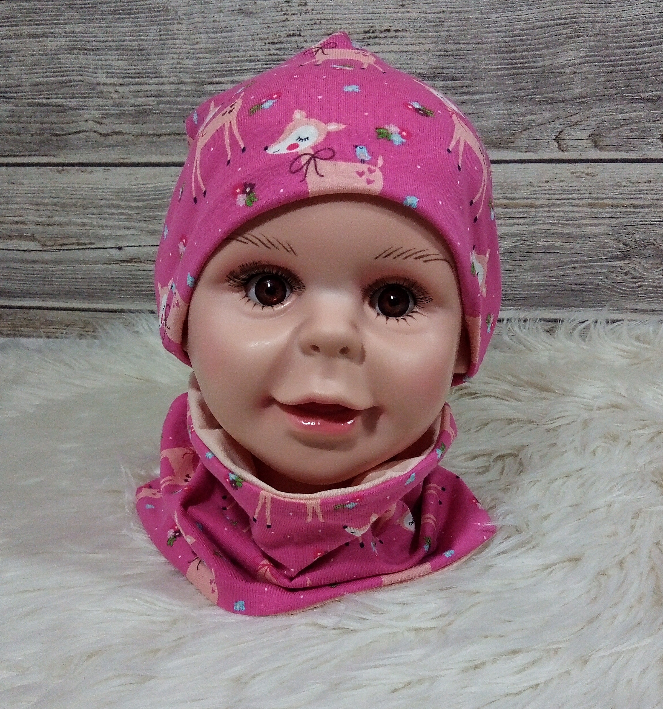 Beanie & Loop Rehe KU 50-52 – Bild 3