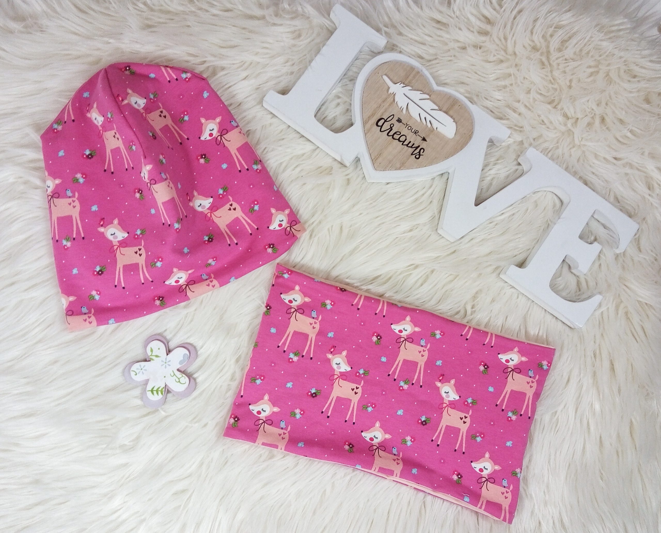 Beanie & Loop Rehe KU 50-52 – Bild 2