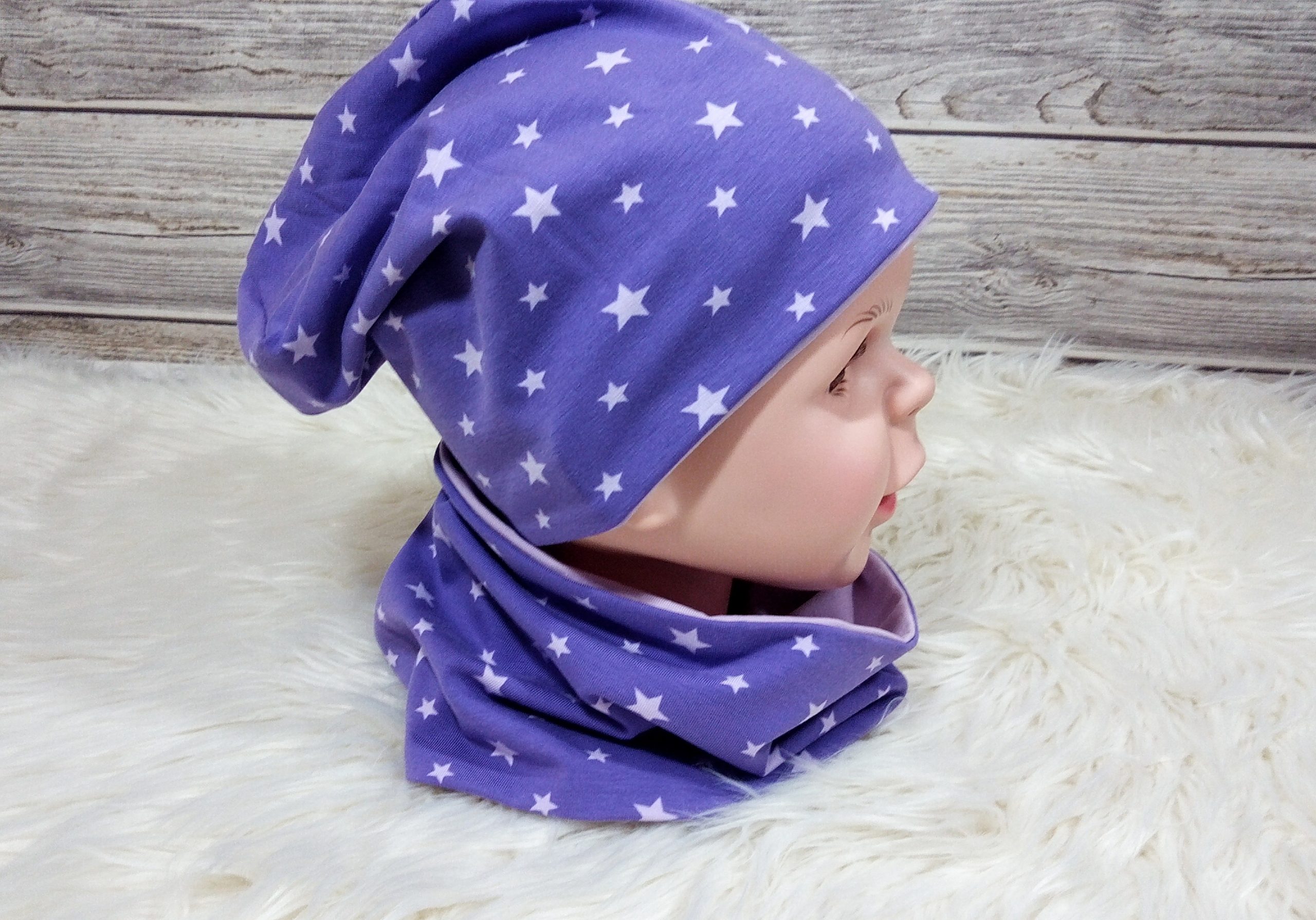 Beanie & Loop Sterne KU 50-52 – Bild 2