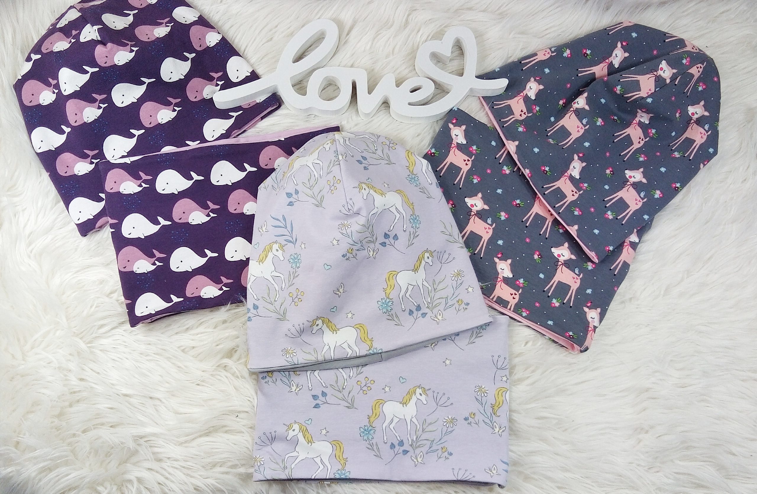 Beanie & Loop Rehe KU 50-52 – Bild 3