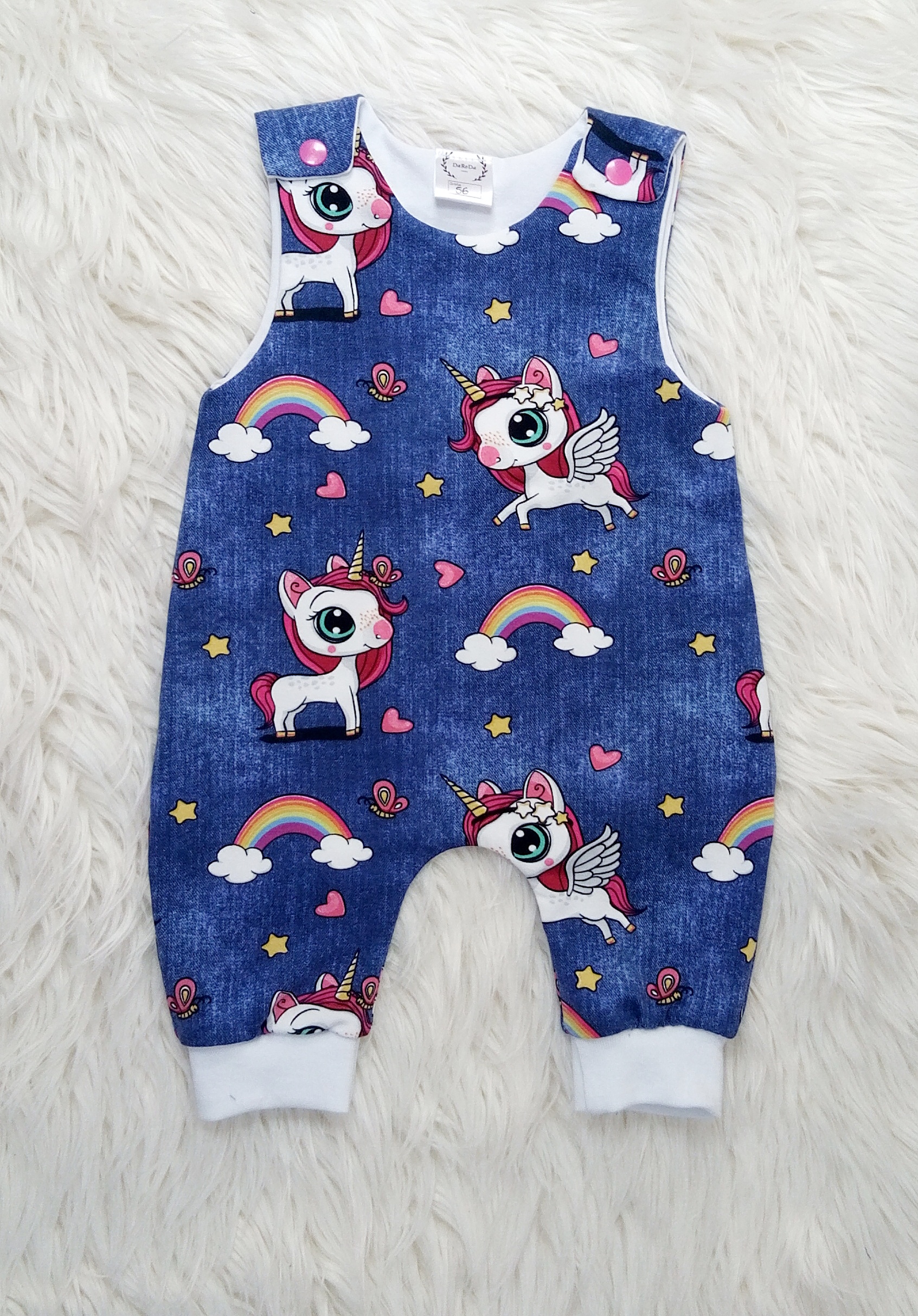Strampler Einhorn Gr. 56 – Bild 2