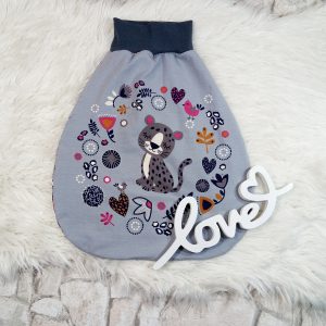 Pucksack Tiger Pink Grau