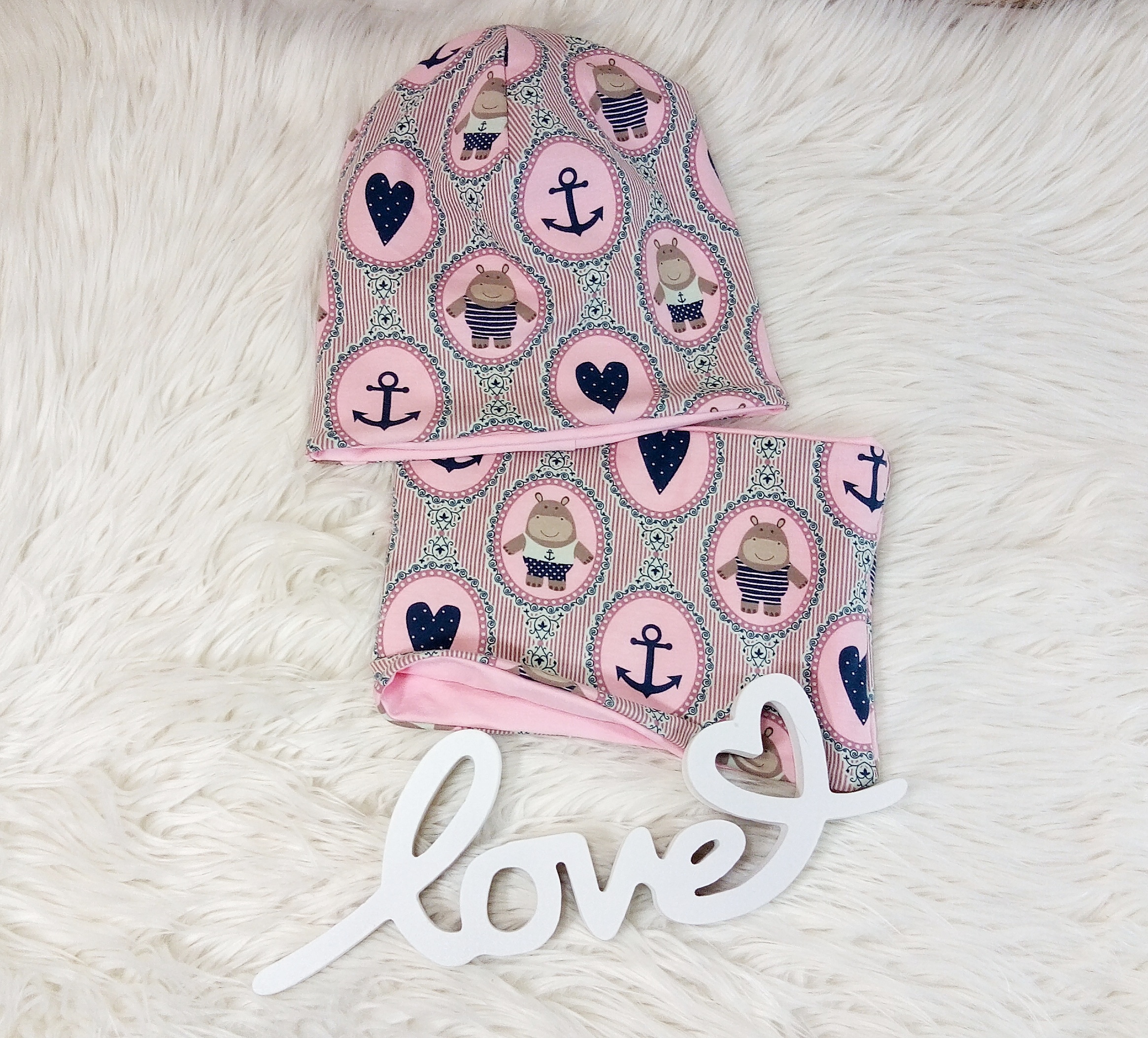 Beanie & Loop Maritim KU 52-54 – Bild 3