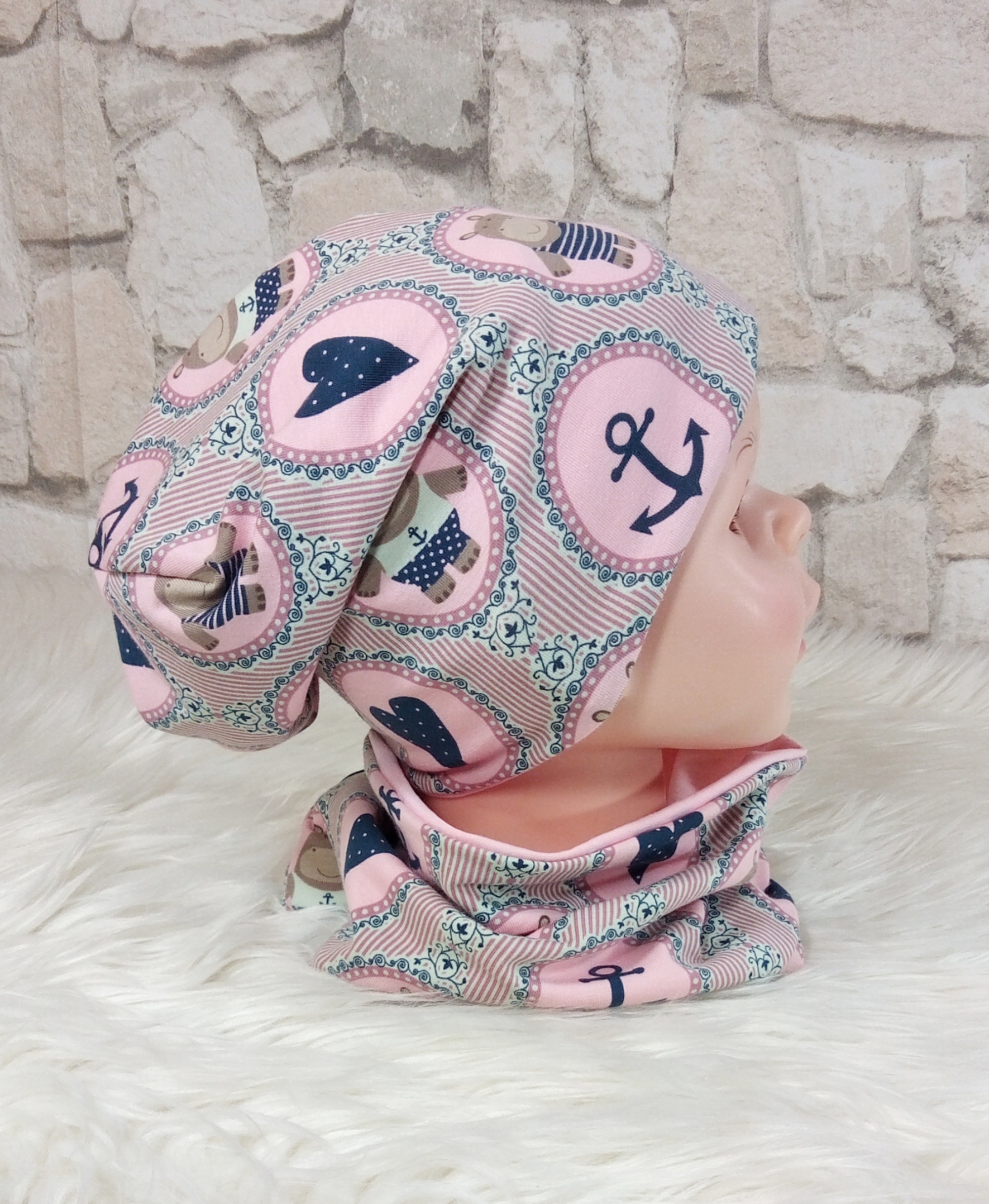 Beanie & Loop Maritim KU 52-54 – Bild 4