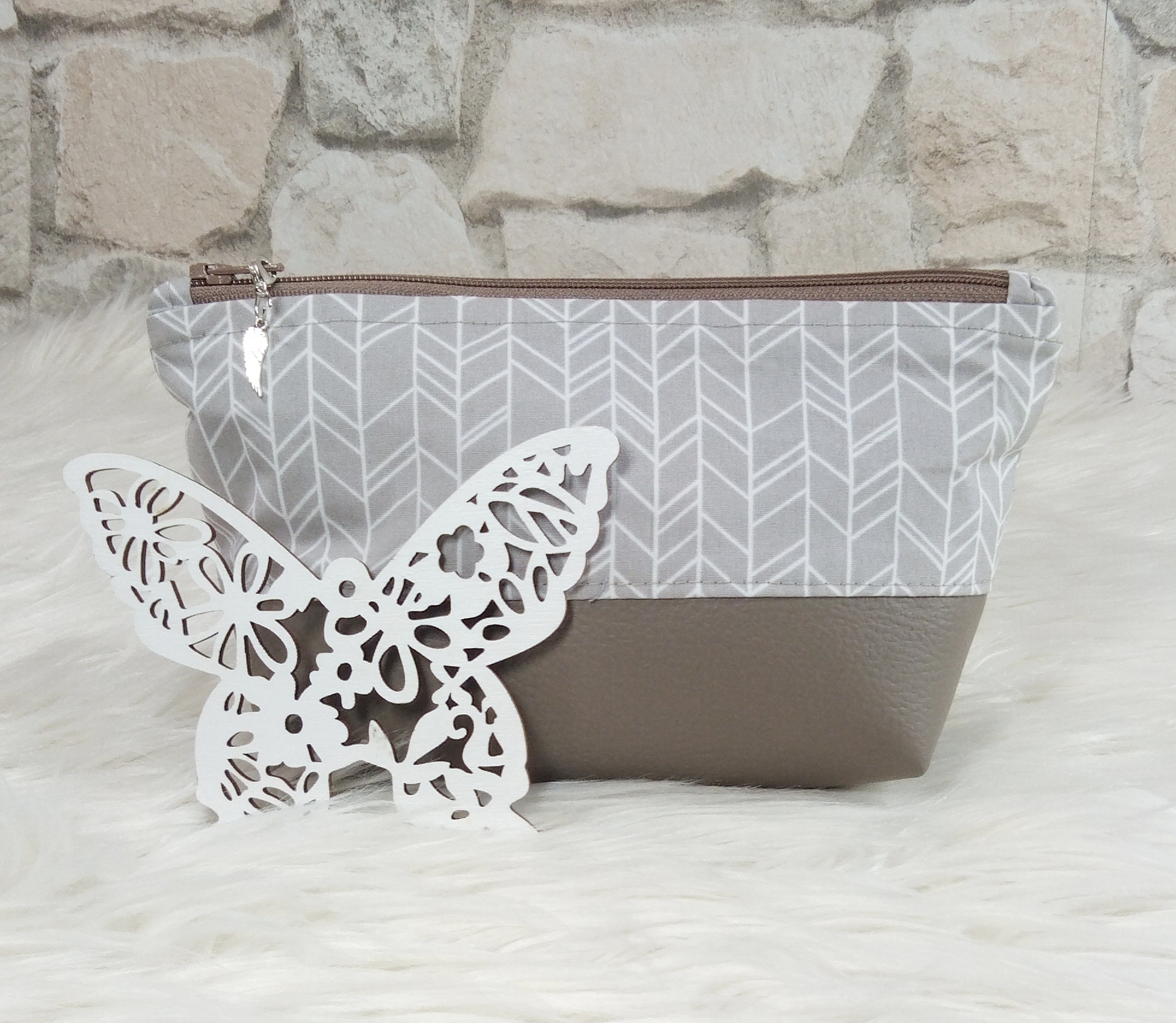 kleine Kosmetiktasche Boho