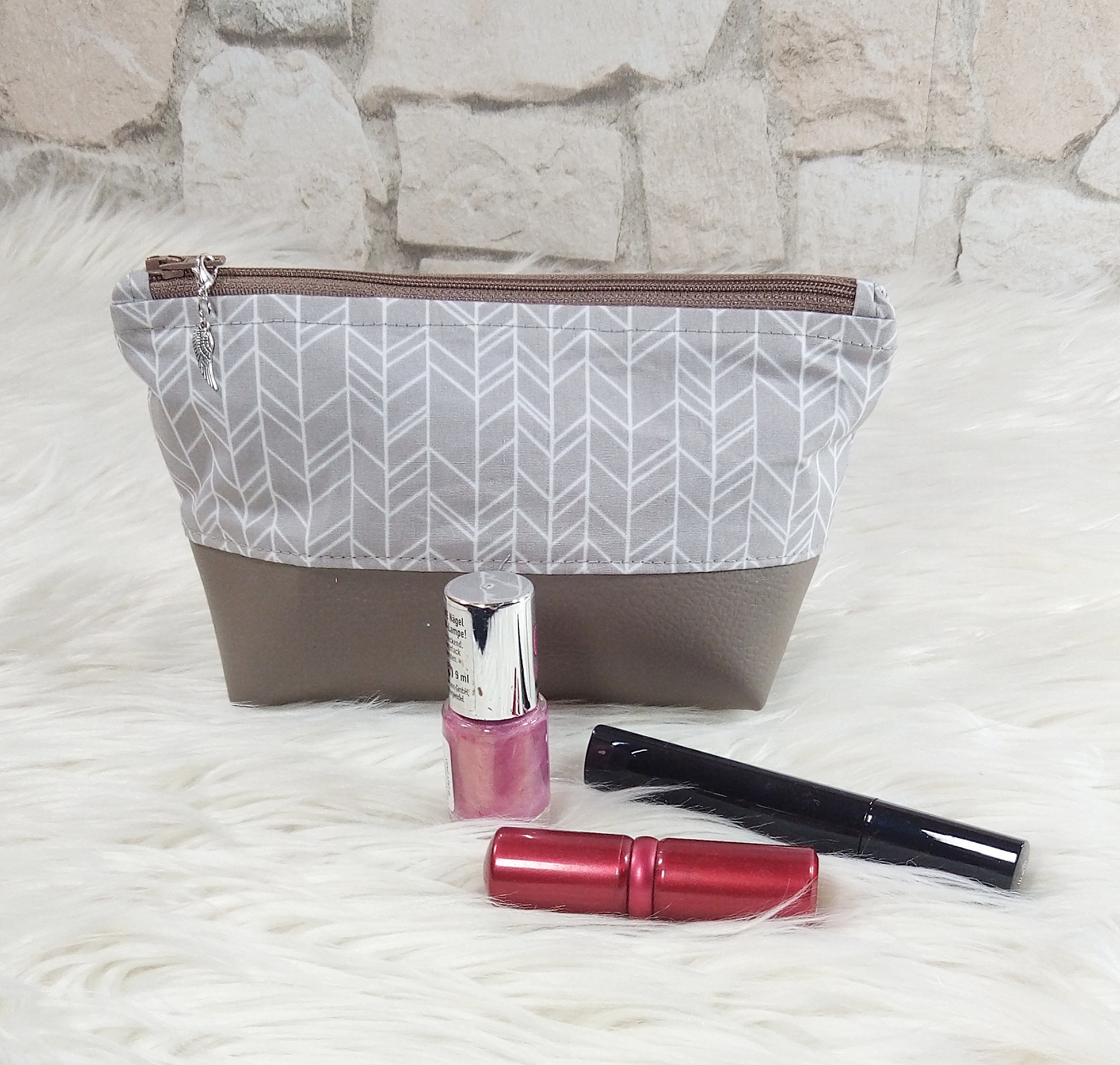 kleine Kosmetiktasche Boho – Bild 2