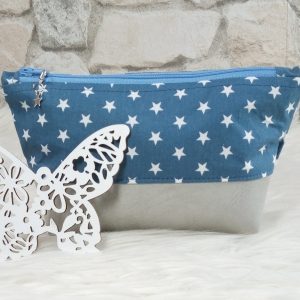 kleine Kosmetiktasche Sterne
