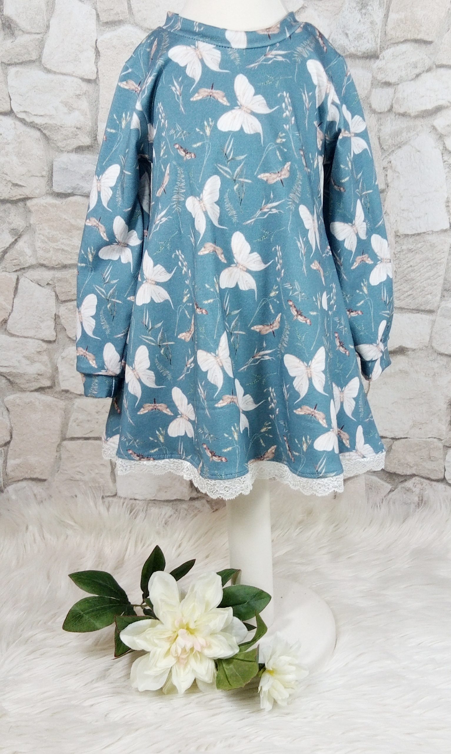 Kleid Schmetterling Gr. 92 – Bild 2