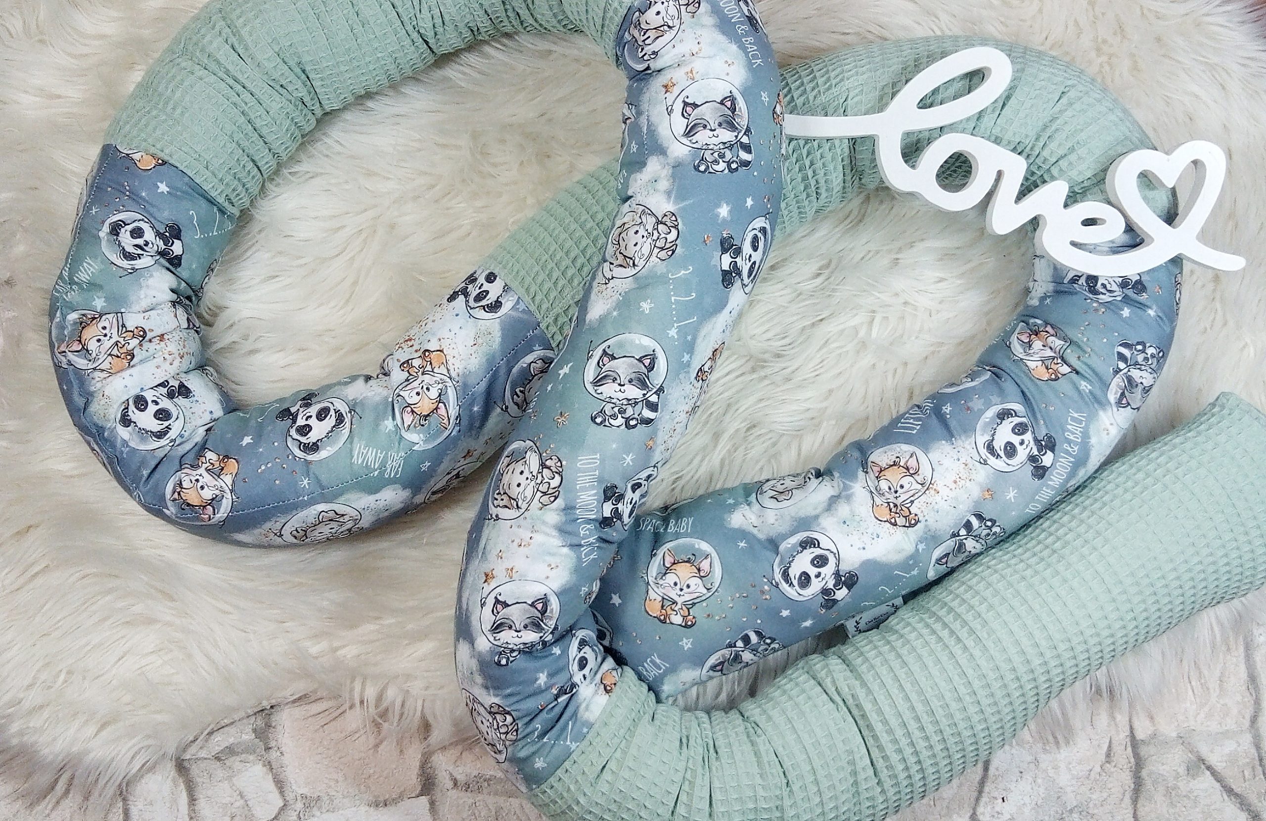 Bettschlange Babytiere im Weltall 3 Meter – Bild 4