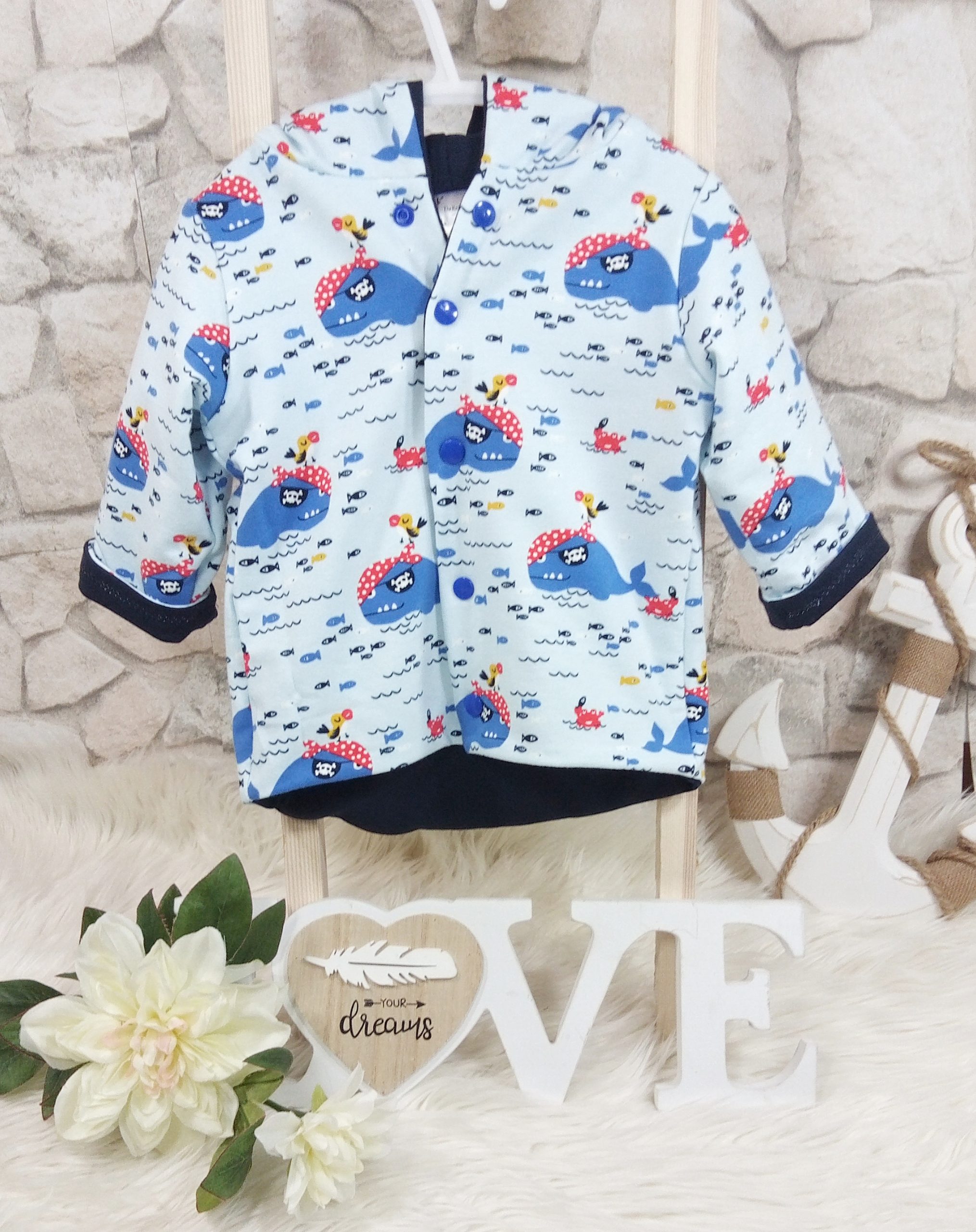 Zipfeljacke Maritim Gr. 74 – Bild 2