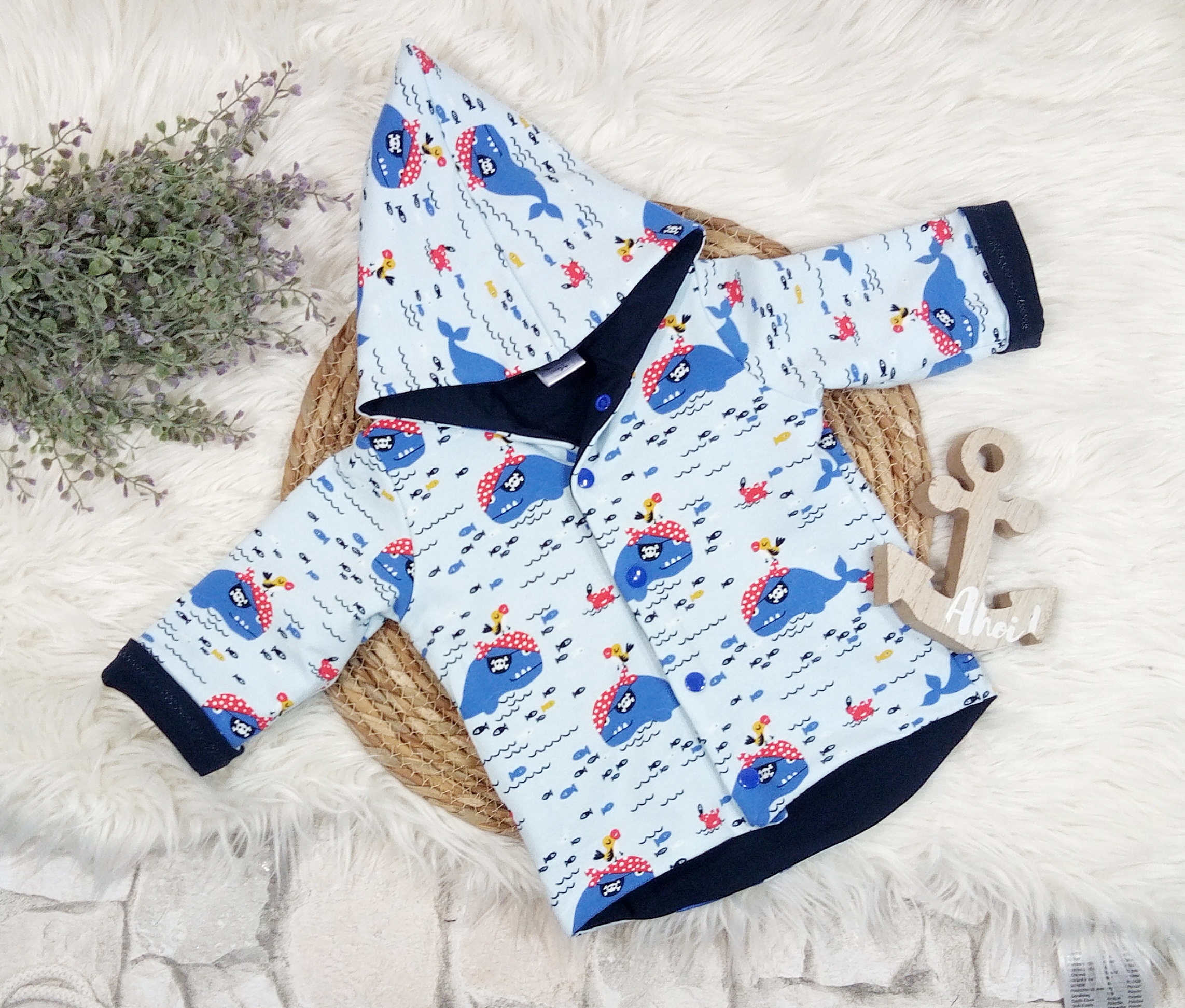 Zipfeljacke Maritim Gr. 74