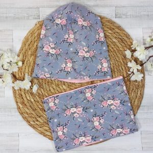 Beanie & Loop Blumen KU 52-54