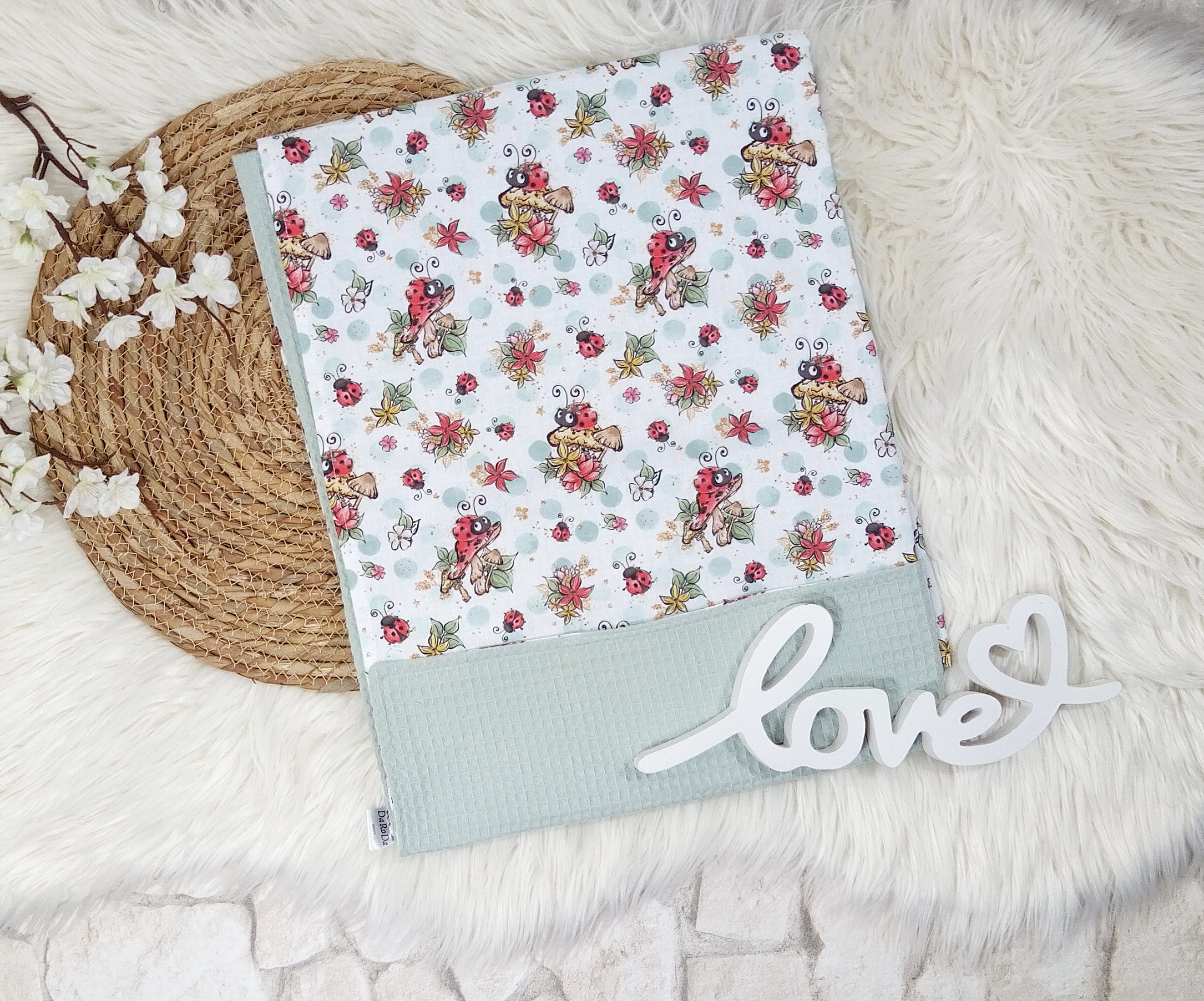 Babydecke Marienkäfer