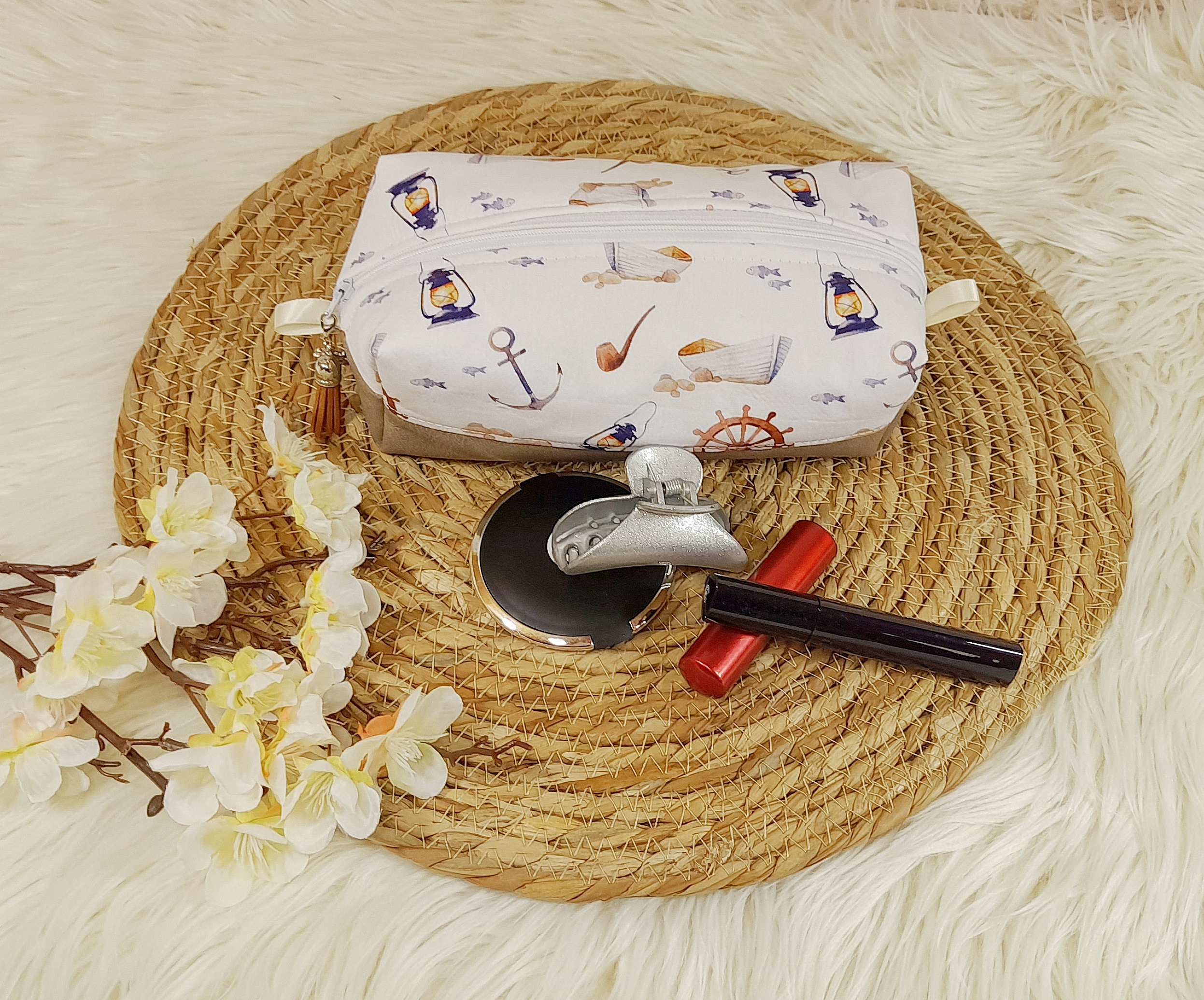 Kosmetiktasche Maritim – Bild 2