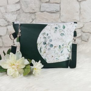 kleine Tasche und Kulturbeutel Eukalyptus