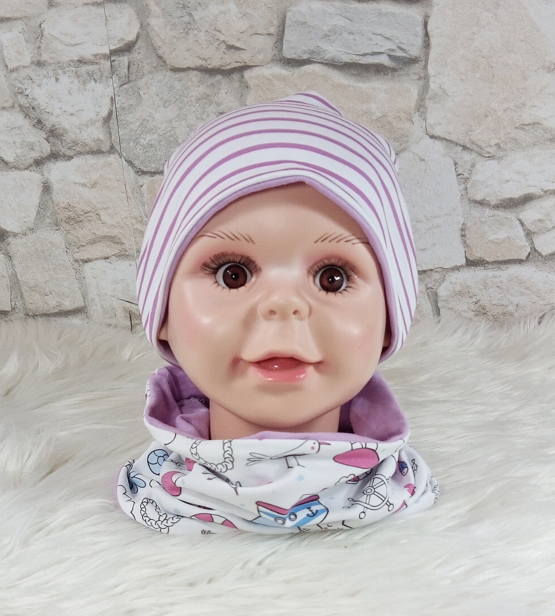 Beanie & Loop Maritim KU 52-54 – Bild 4