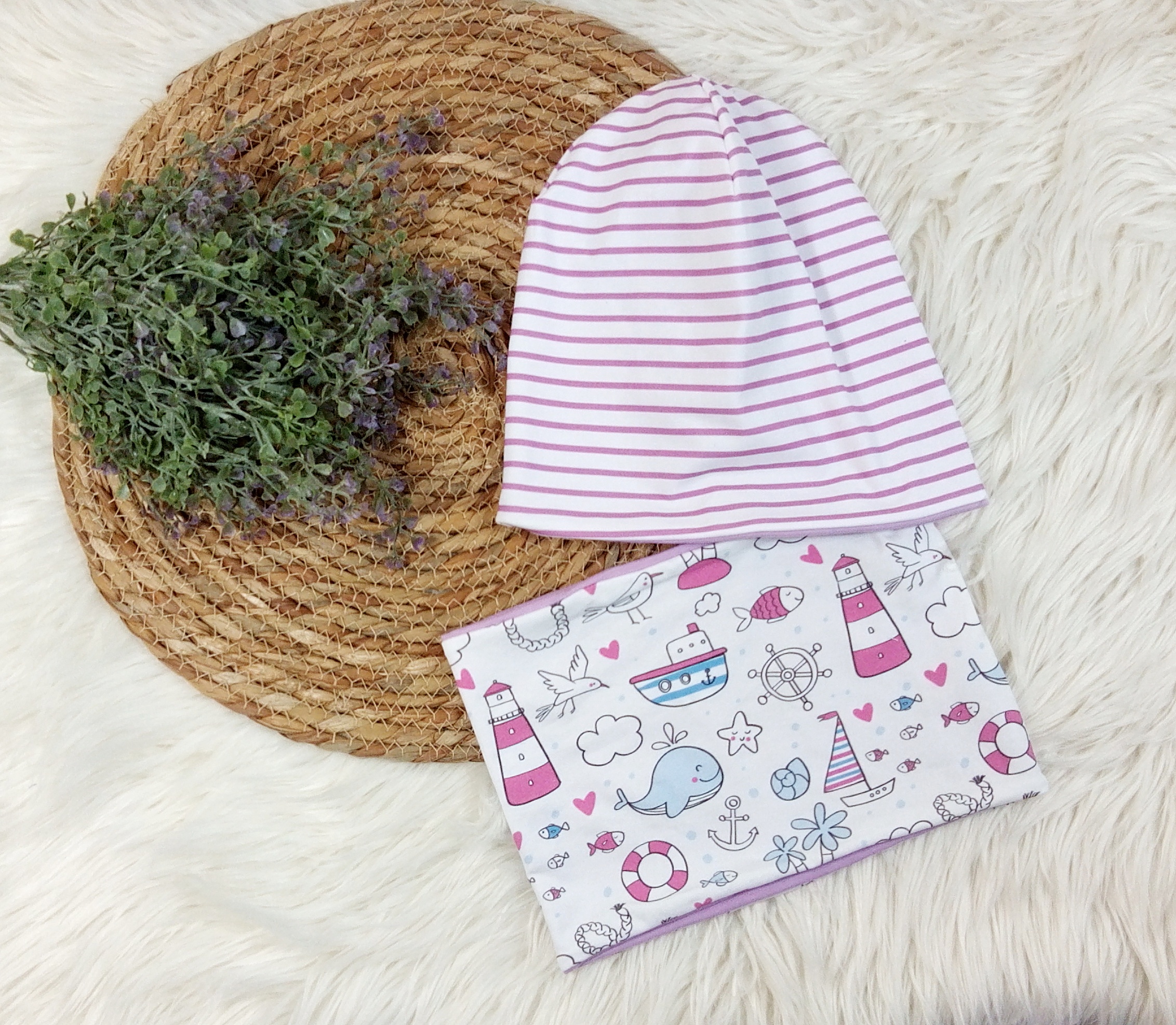 Beanie & Loop Maritim KU 52-54 – Bild 3