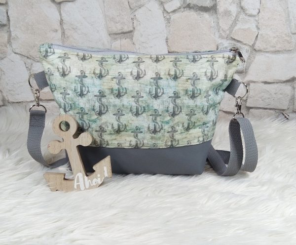 Kleine Handtasche Anker – Bild 3