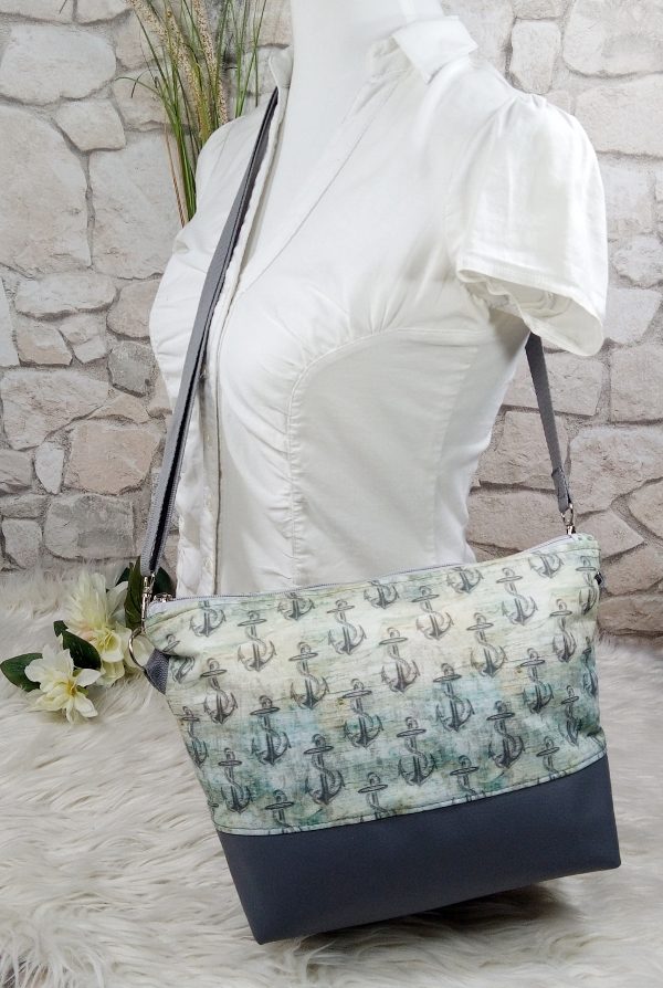 Kleine Handtasche Anker – Bild 4