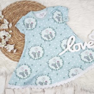 Kleid Nilpferdchen Gr. 98/104