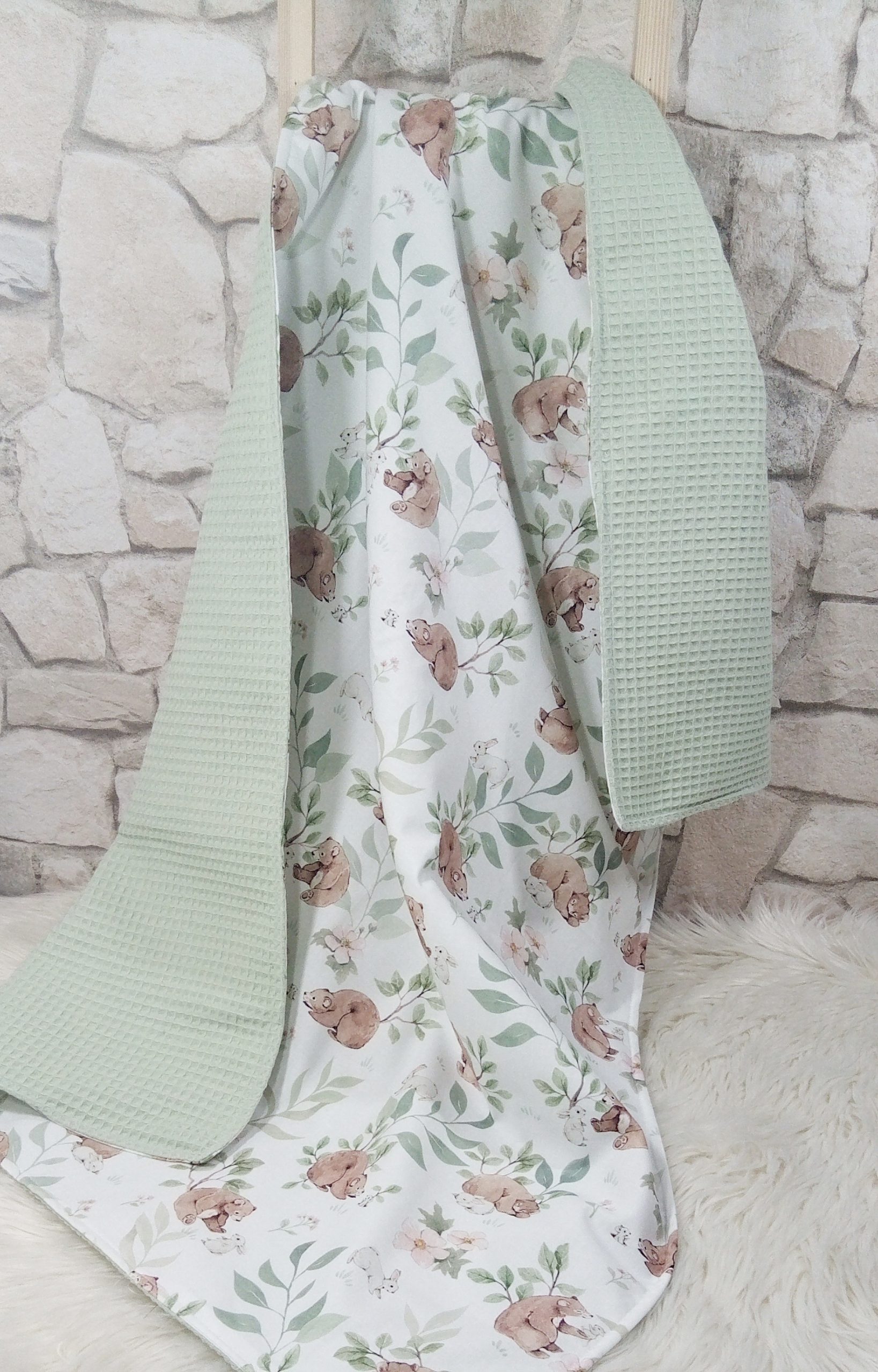 Babydecke Bären – Bild 3