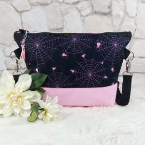 Kleine Handtasche Spinnennetz