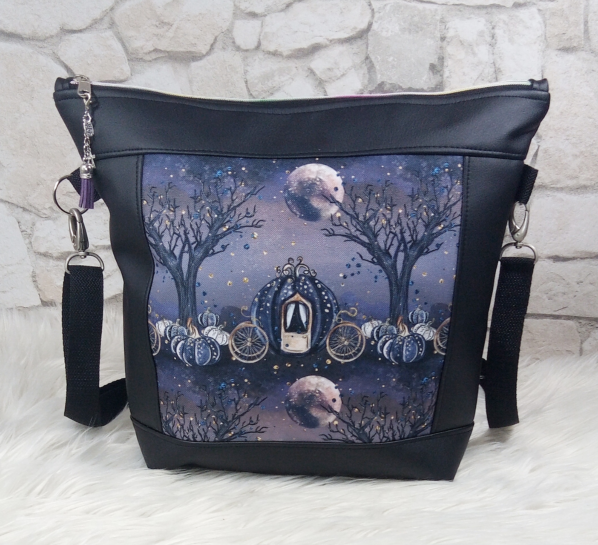 Große Tasche Kürbiskutsche – Bild 4