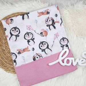 Babydecke Pinguin