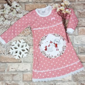 Kleid Wintereinhorn Gr. 98