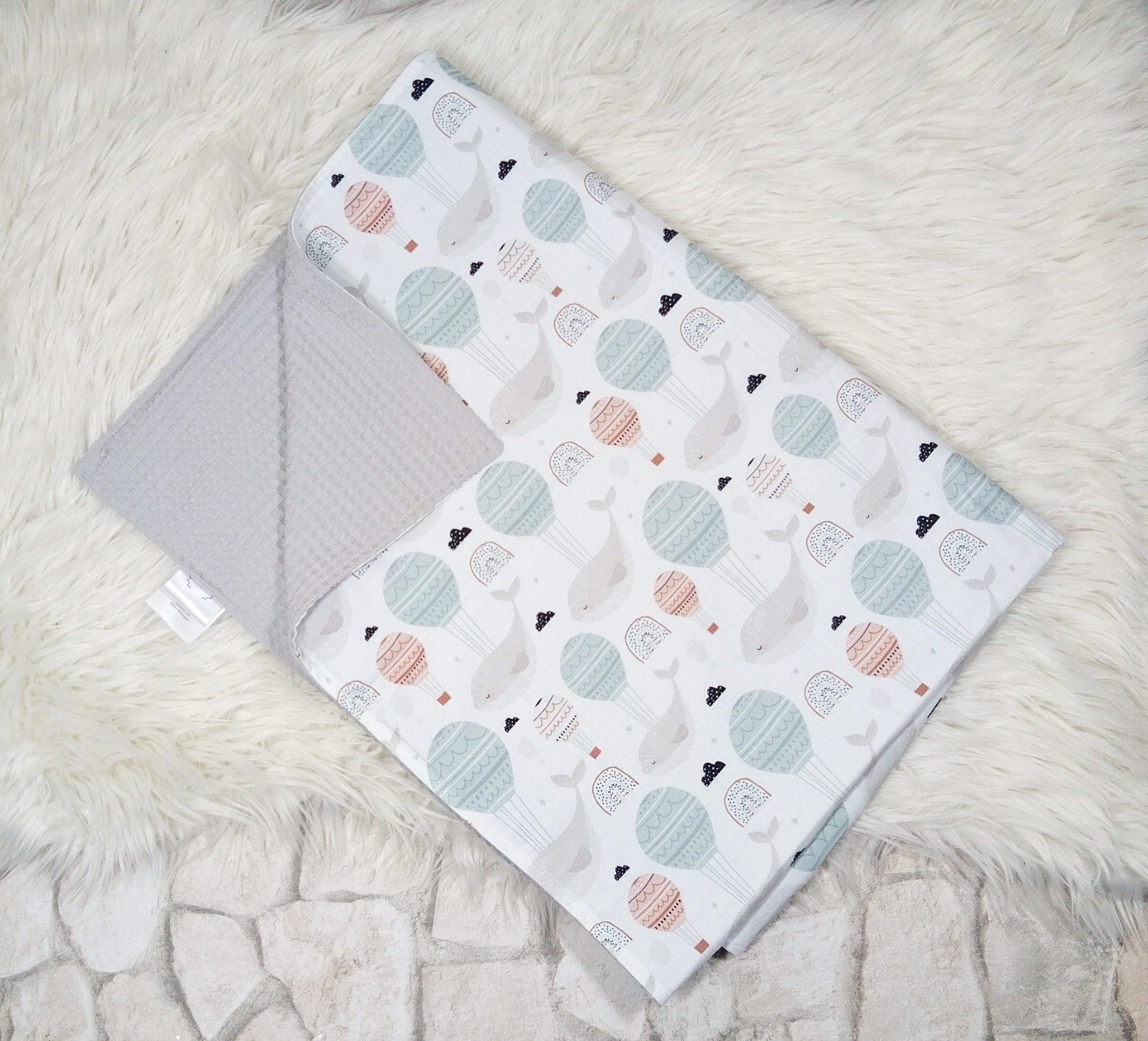 Babydecke Wal – Bild 3