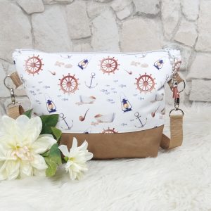 Kleine Handtasche Maritim