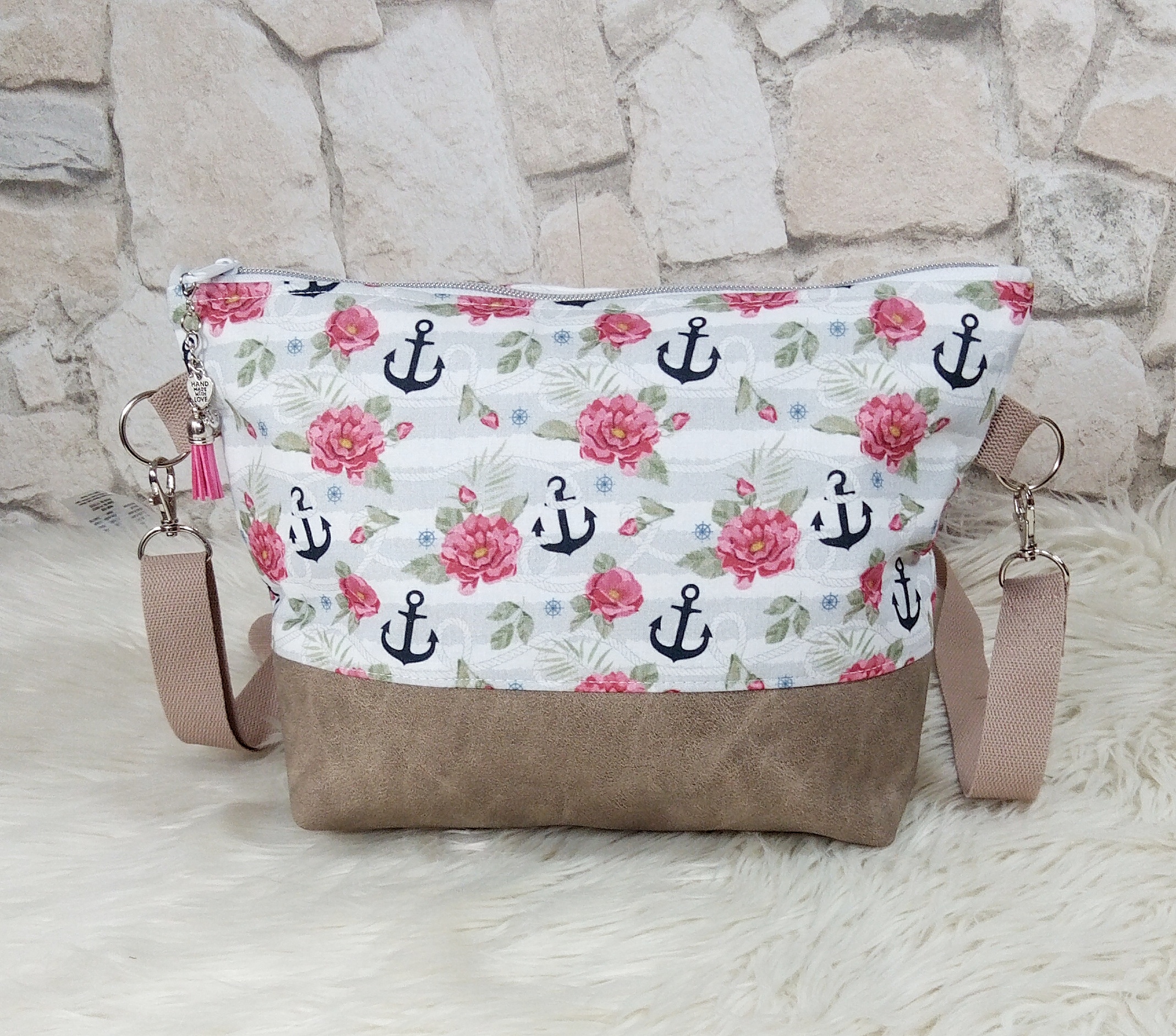 Kleine Handtasche Anker – Bild 2