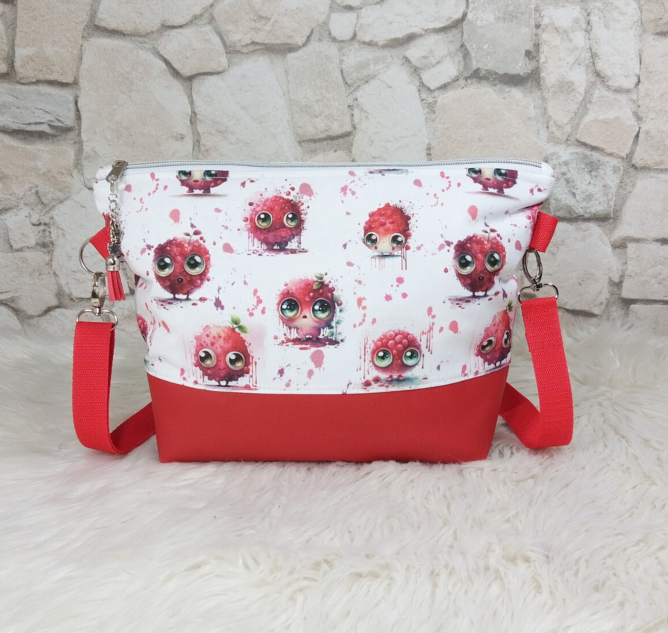 Kleine Handtasche Beeren – Bild 5